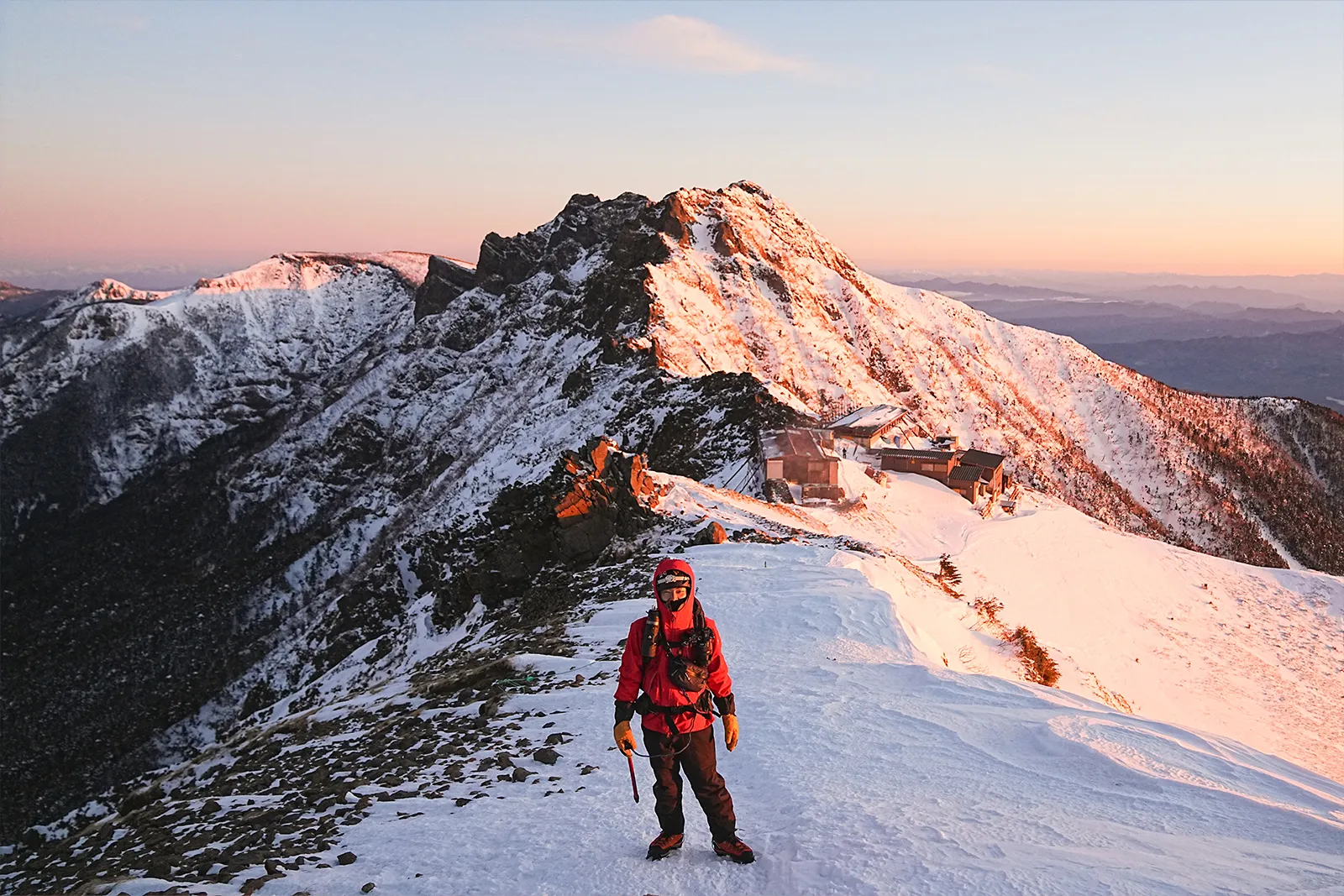厳冬期の赤岳へ！赤岳天望荘に泊まって朝焼け登山！！