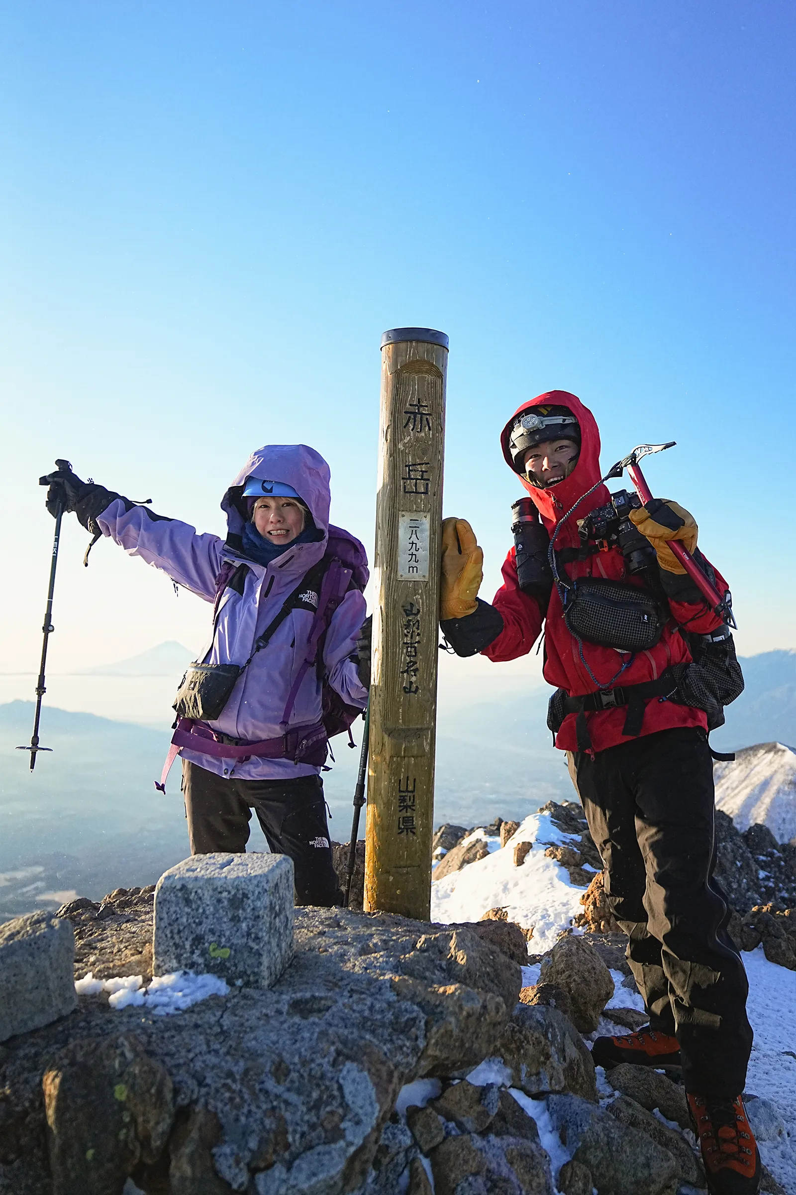 厳冬期の赤岳へ！赤岳天望荘に泊まって朝焼け登山！！