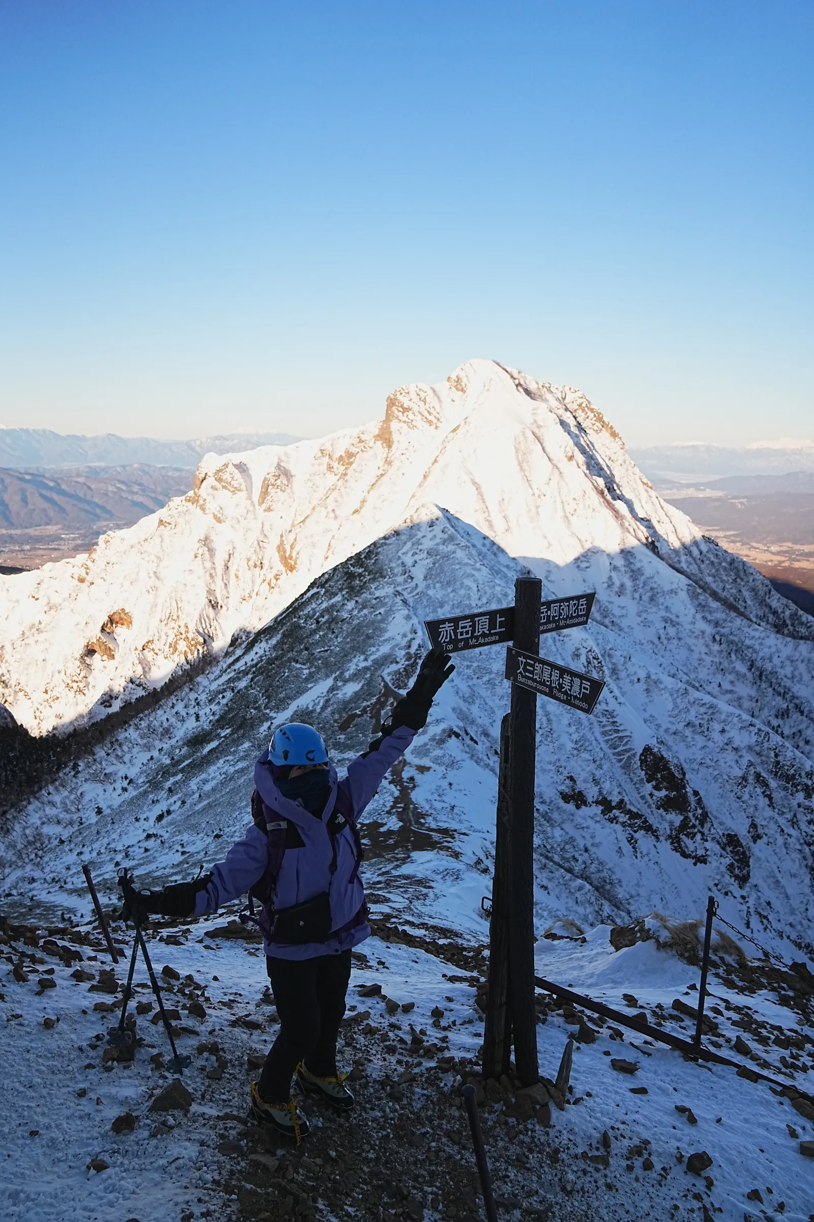 厳冬期の赤岳へ！赤岳天望荘に泊まって朝焼け登山！！