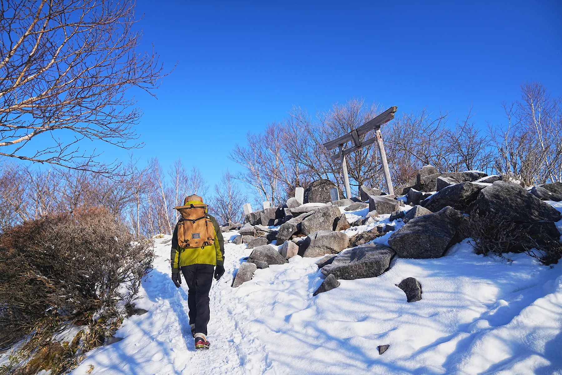 冬の赤城山へ。のんびり日帰り雪山登山。