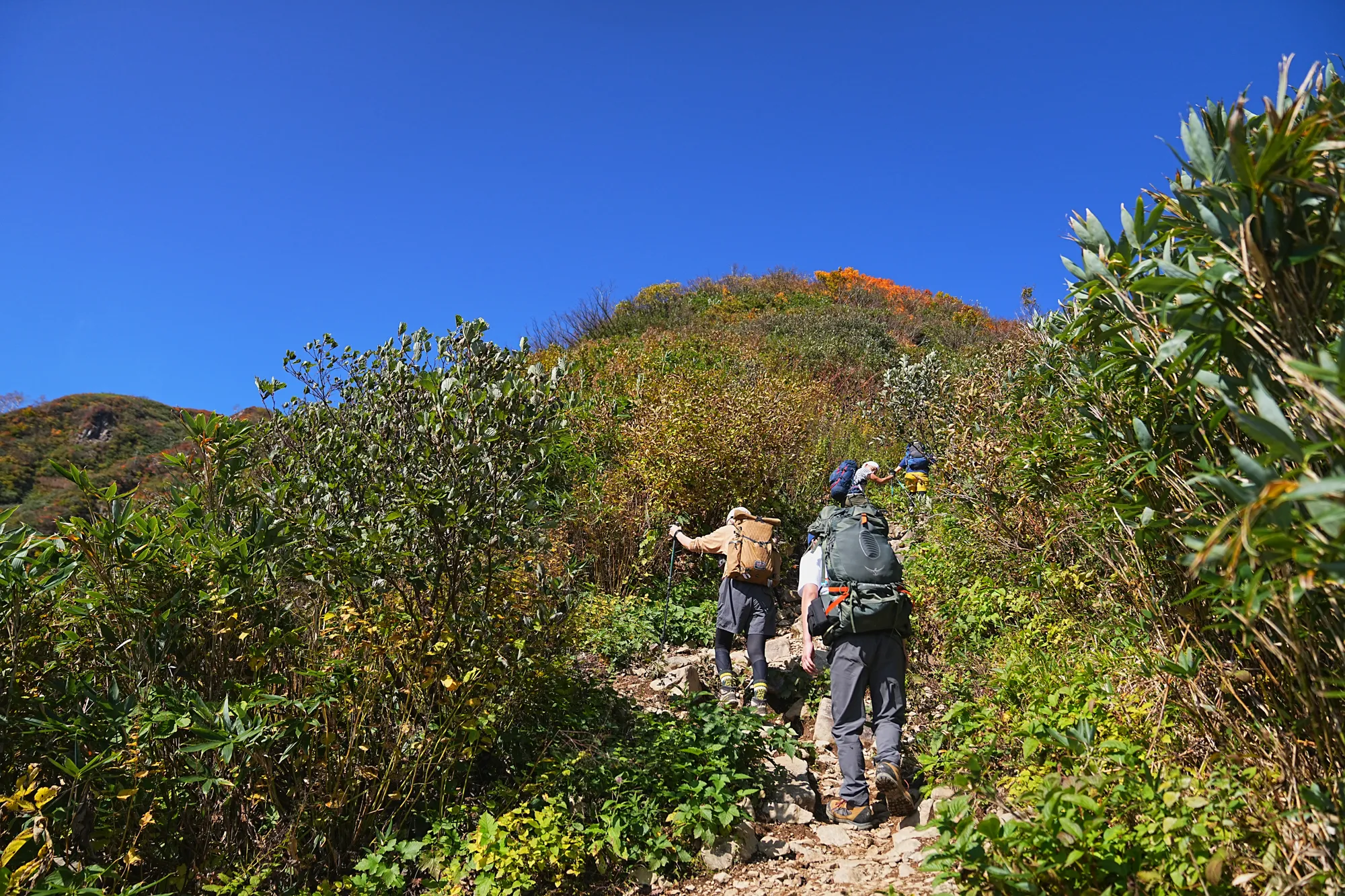 紅葉がピークの雨飾山登山&雨飾荘にお泊まりレポート。