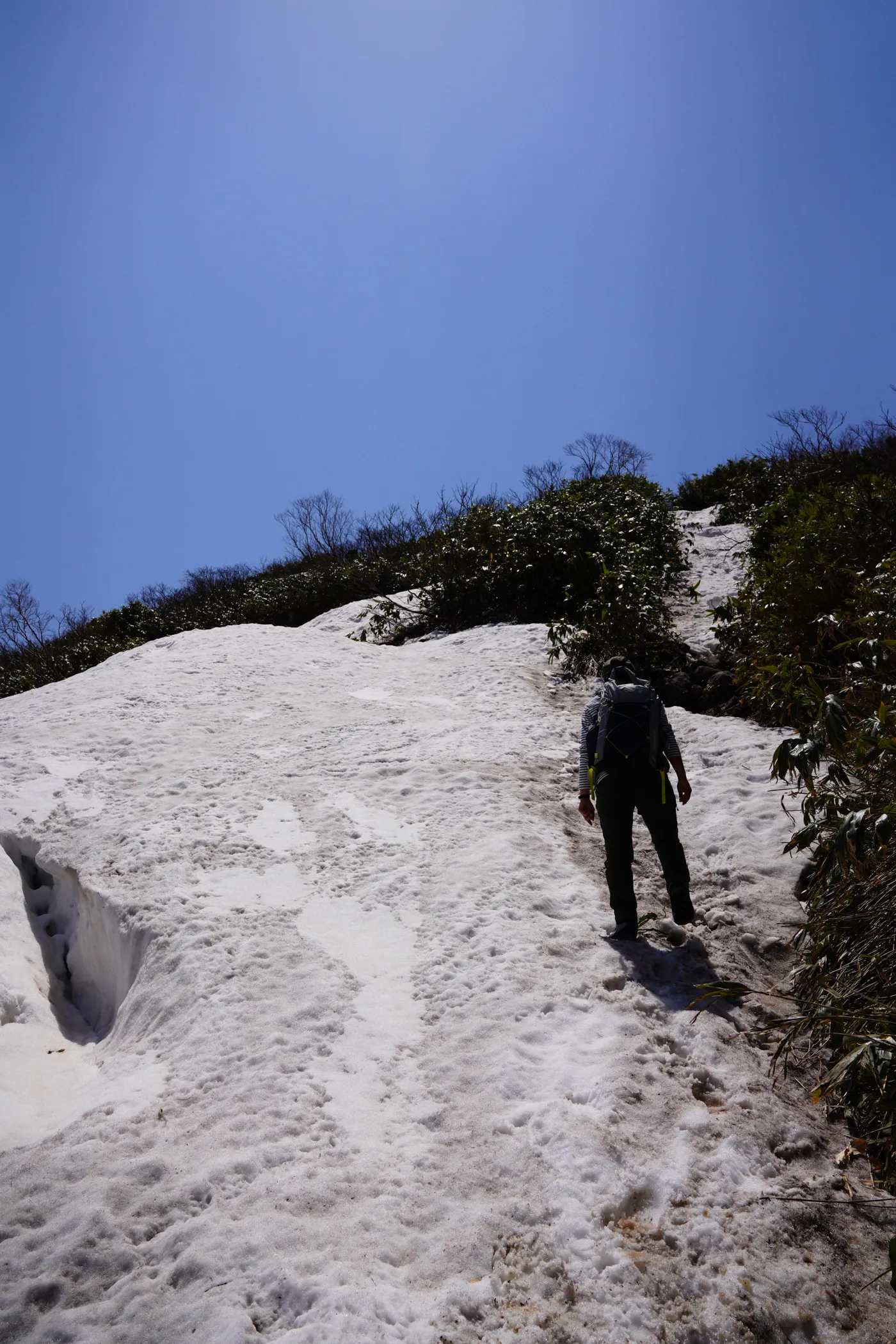 荒島岳 残雪期 登山