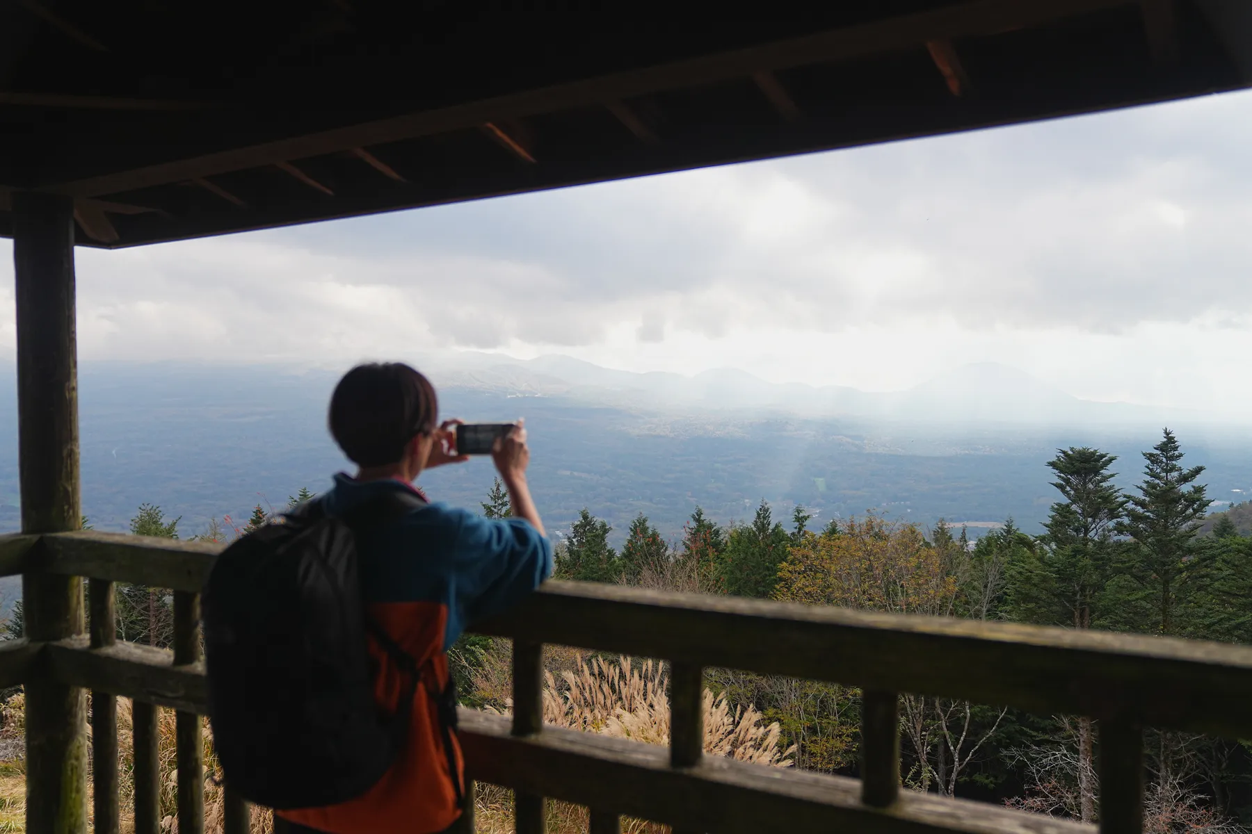 秋の足和田山。紅葉ハイキング