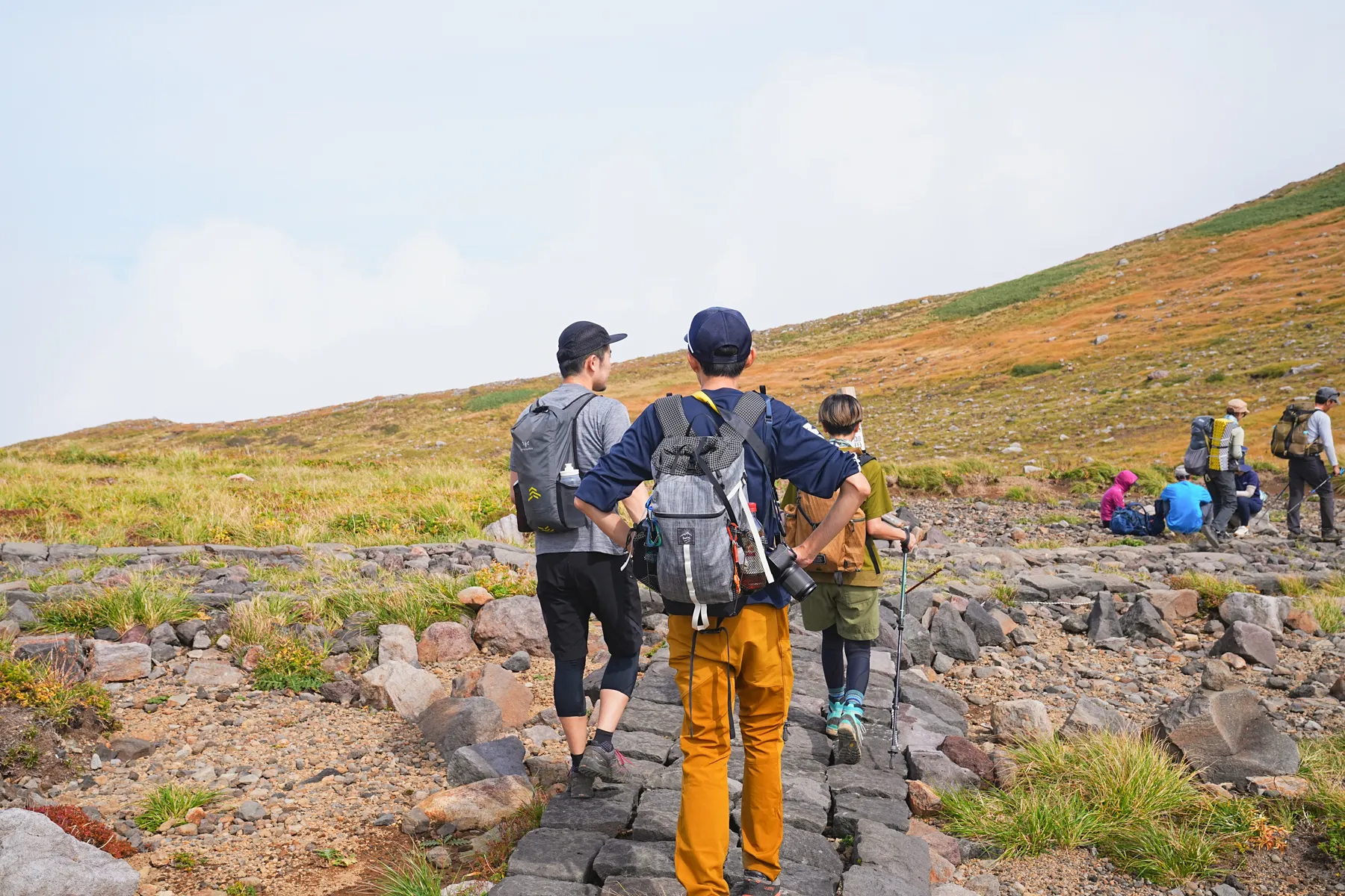 紅葉の鳥海山登山