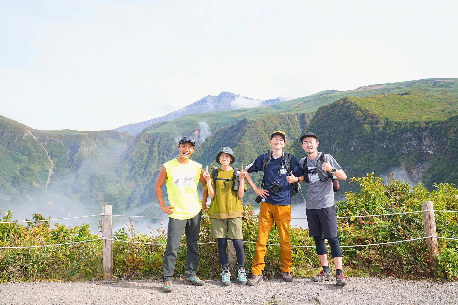 紅葉の鳥海山登山