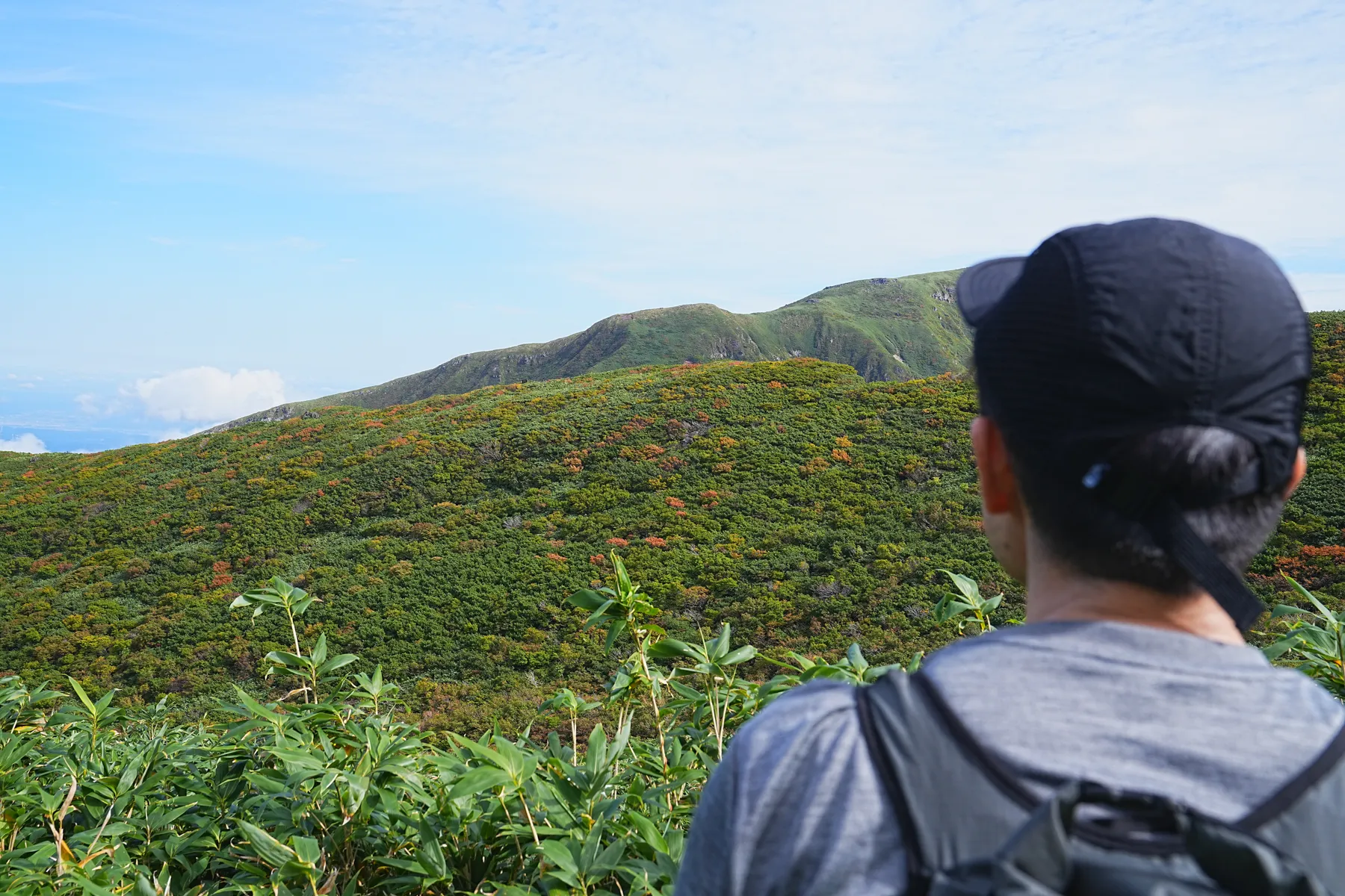 紅葉の鳥海山登山