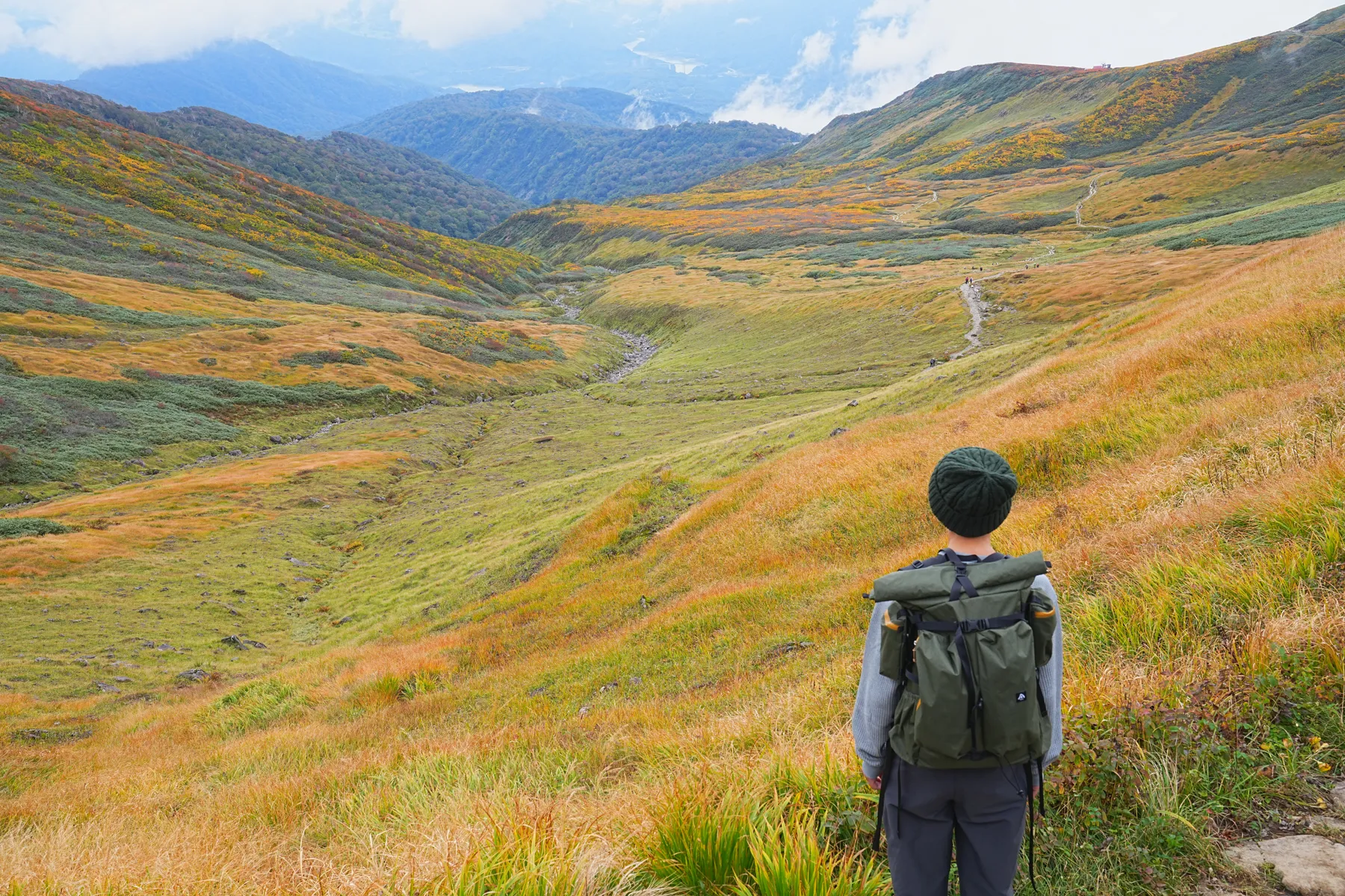 紅葉の月山へ 日帰り紅葉登山