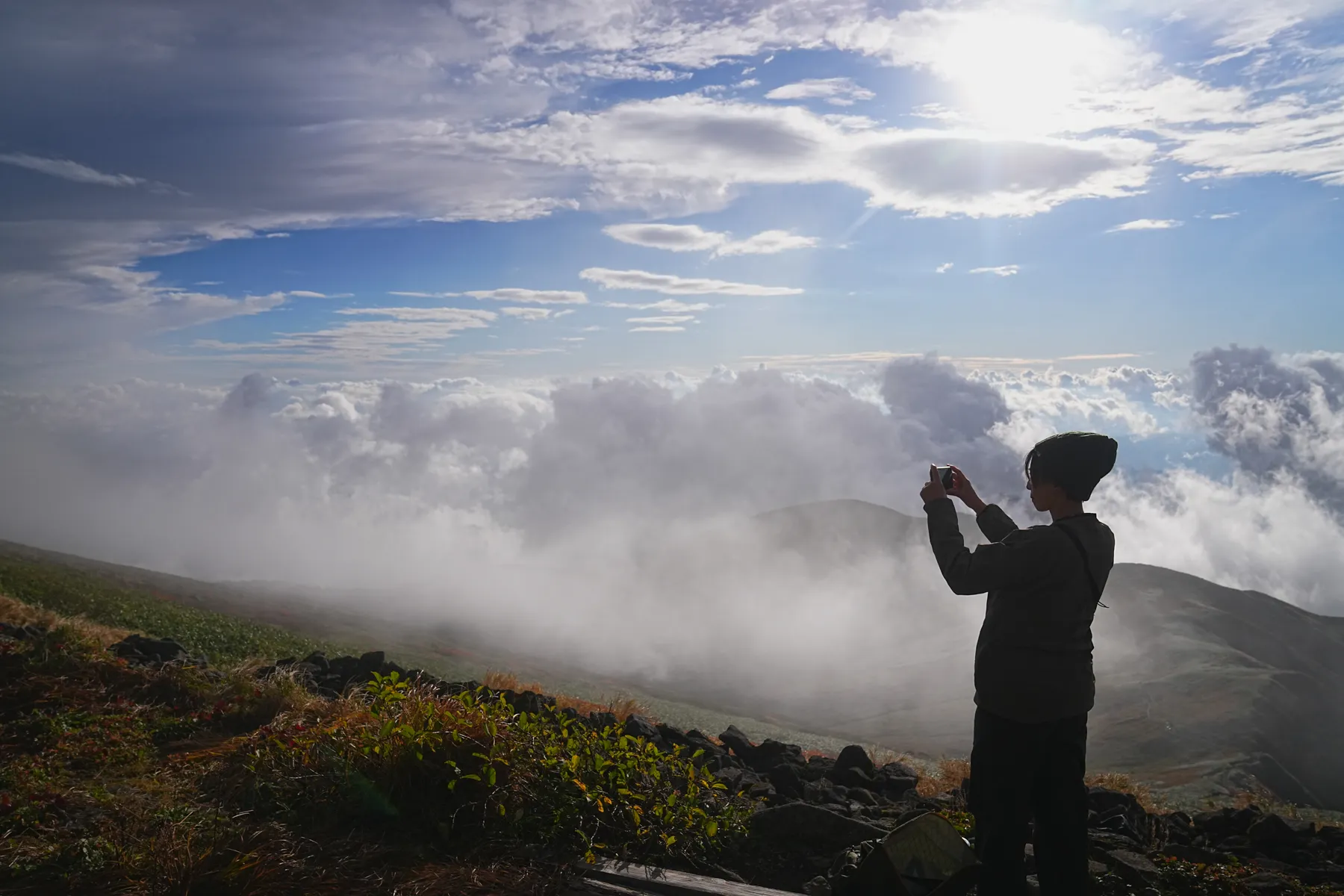 紅葉の月山へ 日帰り紅葉登山