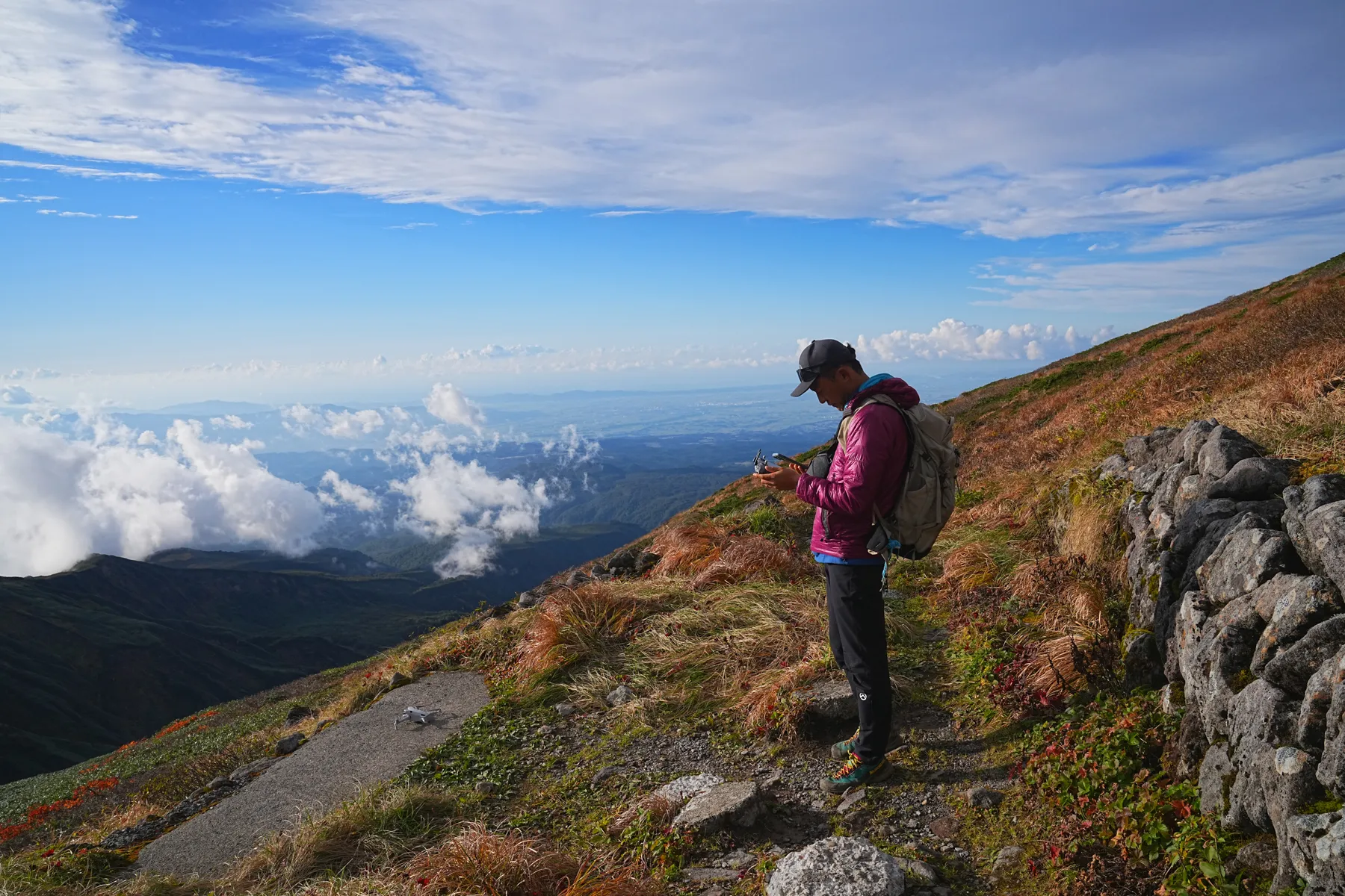 紅葉の月山へ 日帰り紅葉登山