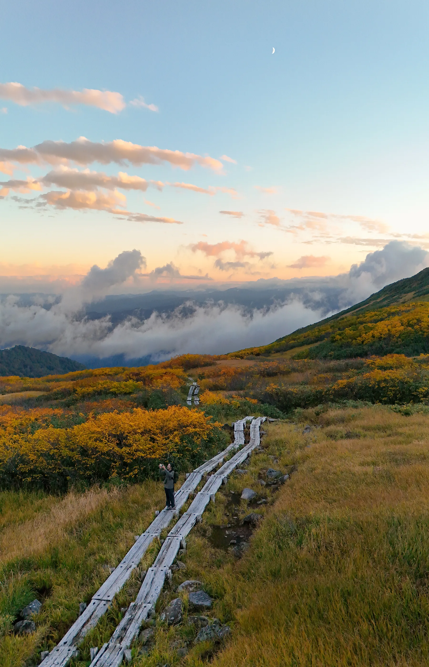 紅葉の月山へ 日帰り紅葉登山