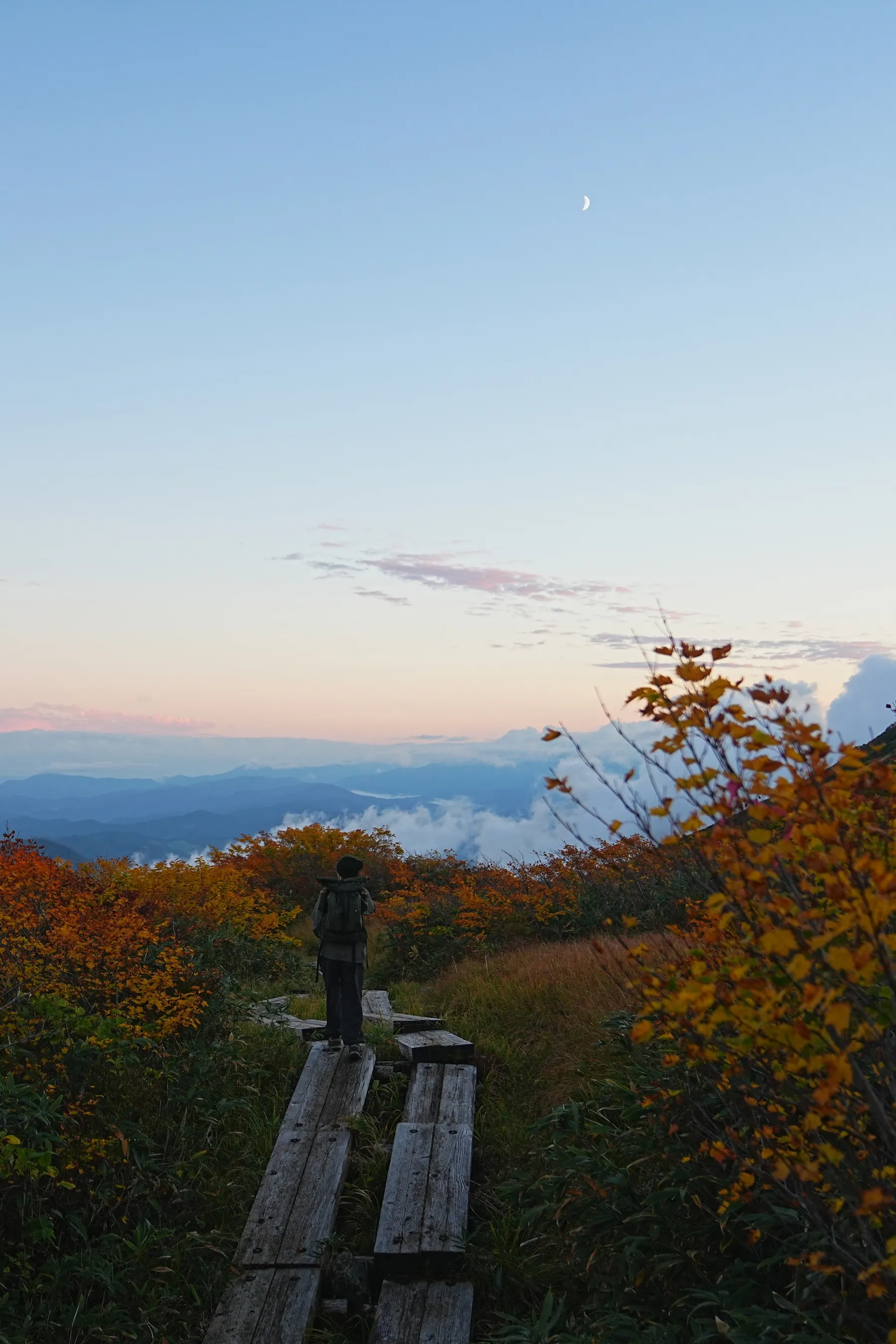 紅葉の月山へ 日帰り紅葉登山