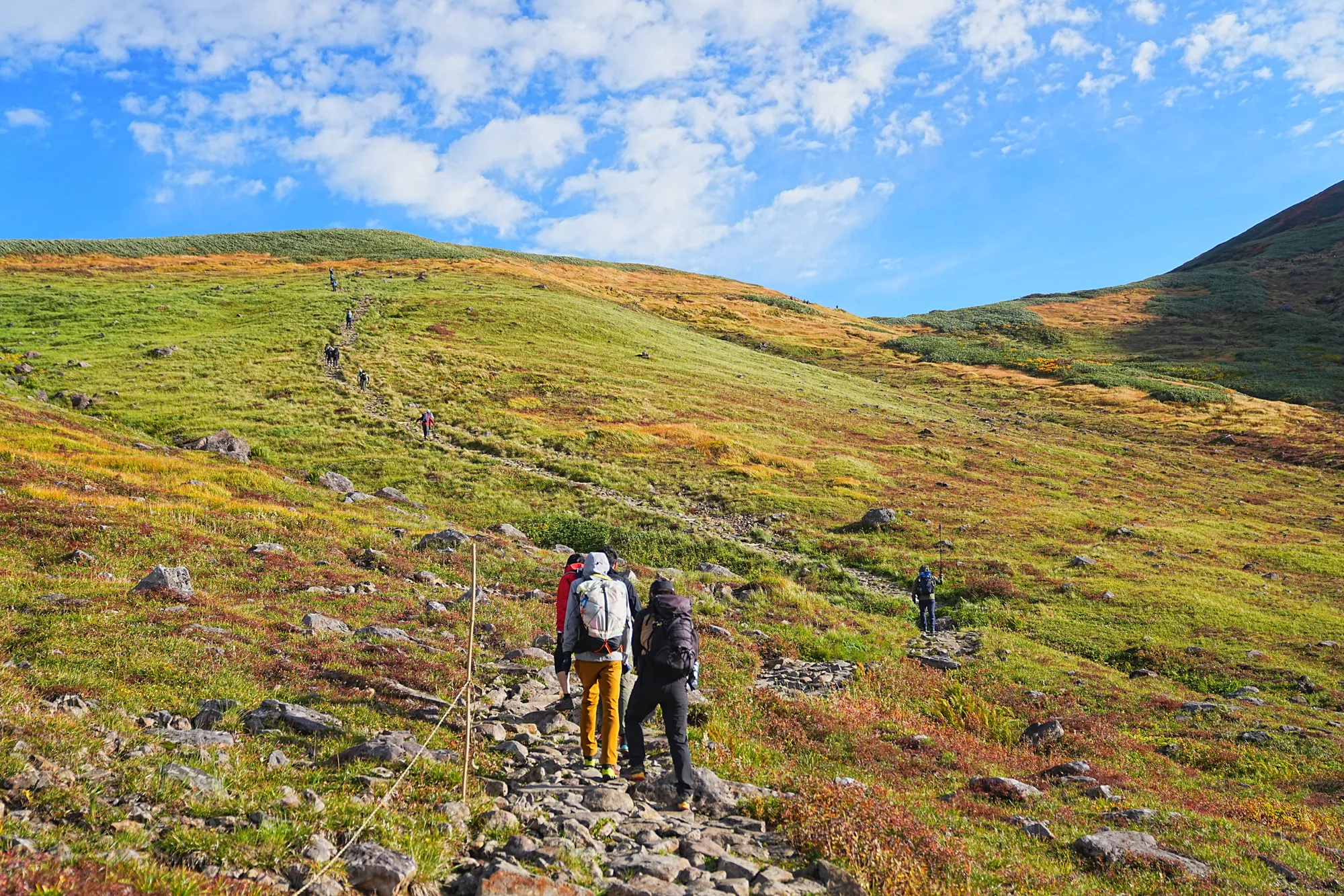 紅葉に染まる名峰・月山。2025年紅葉状況レポート。