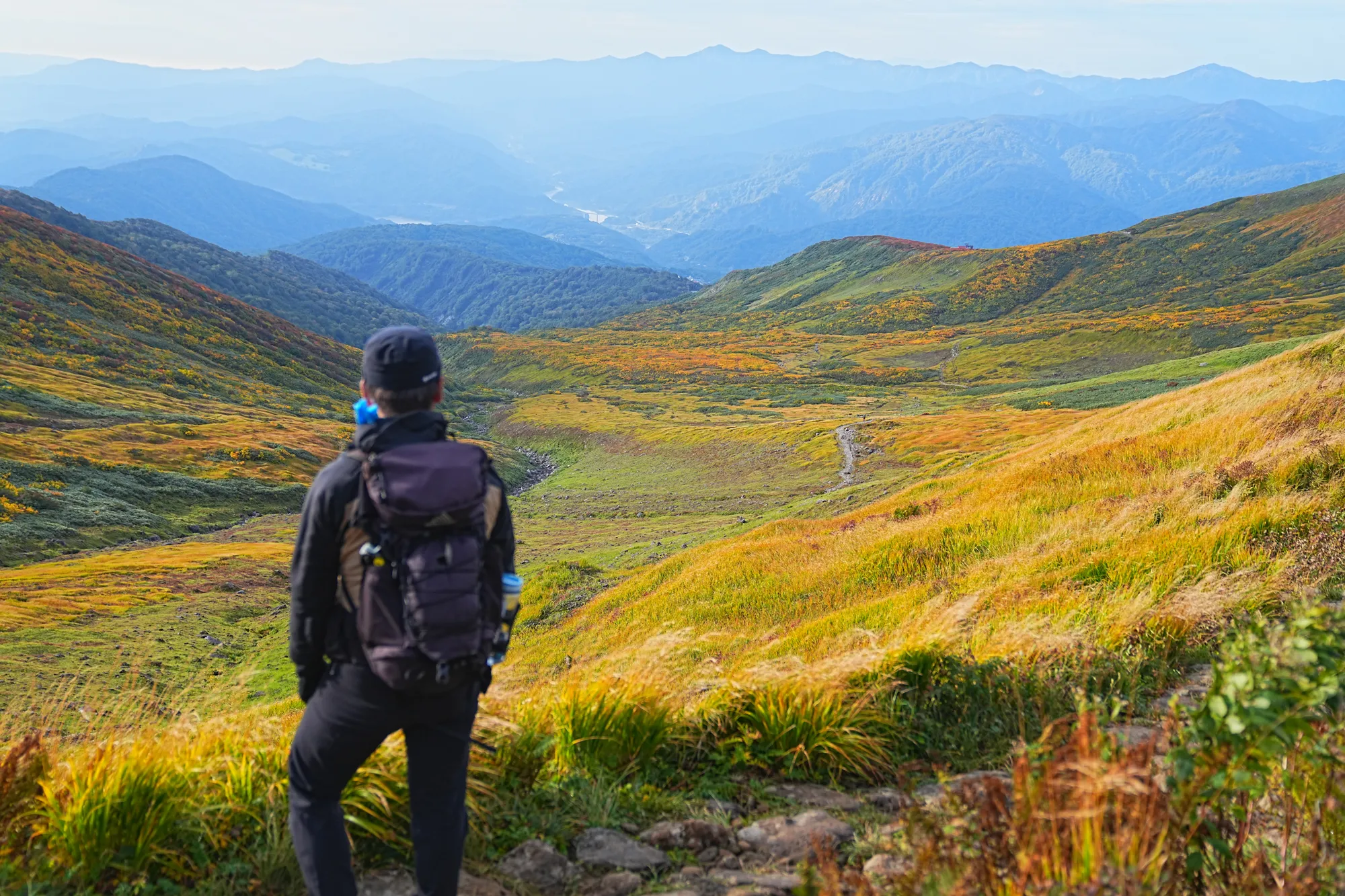 紅葉に染まる名峰・月山。2025年紅葉状況レポート。
