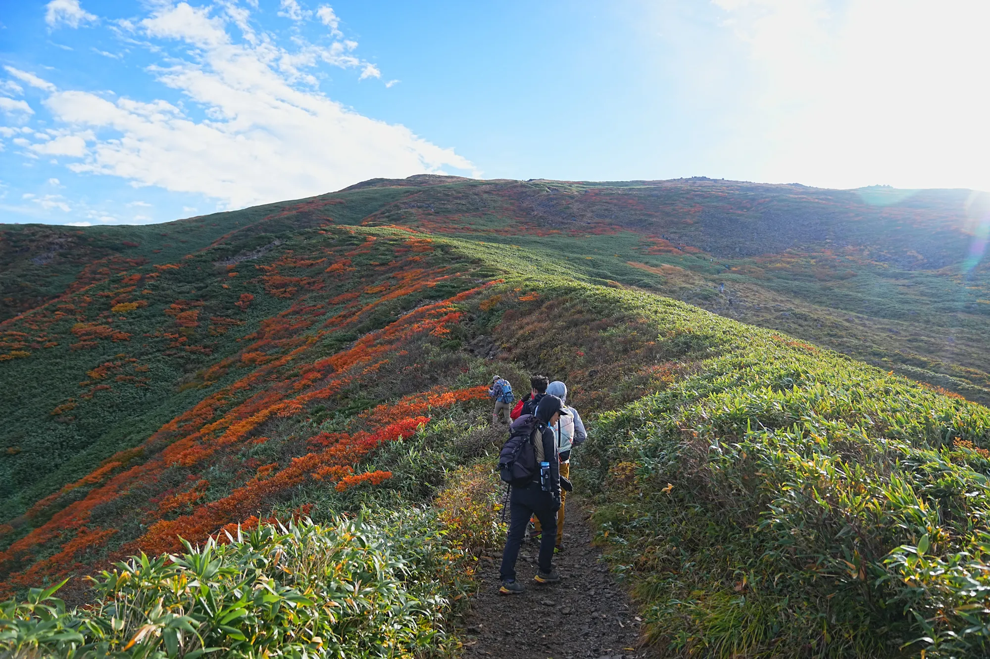 紅葉に染まる名峰・月山。2025年紅葉状況レポート。