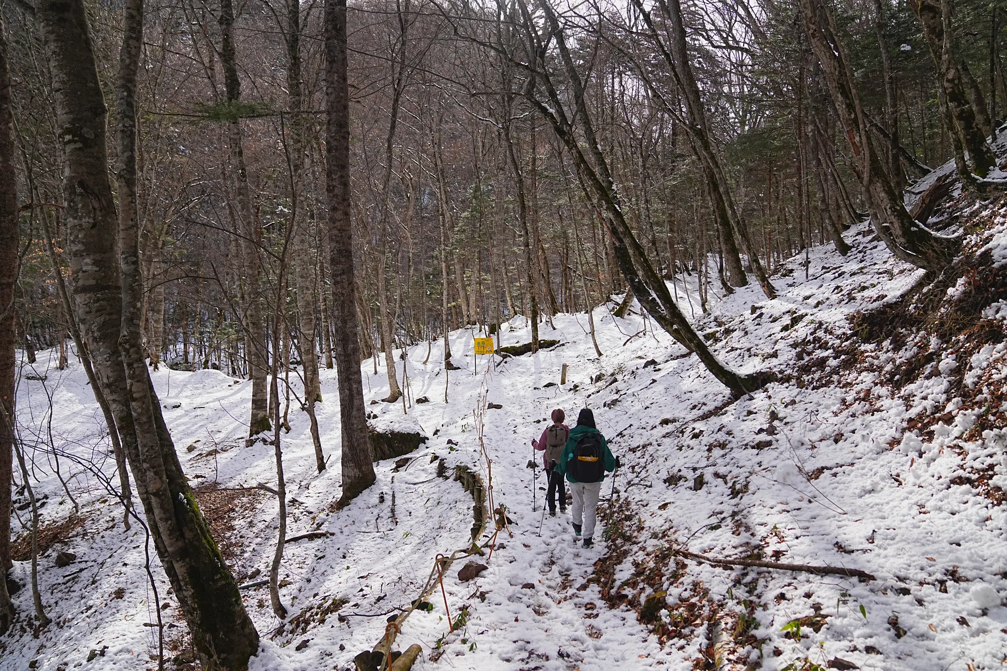 奥鬼怒の秘湯「八丁湯」へ。 冬の秘湯ハイキング。