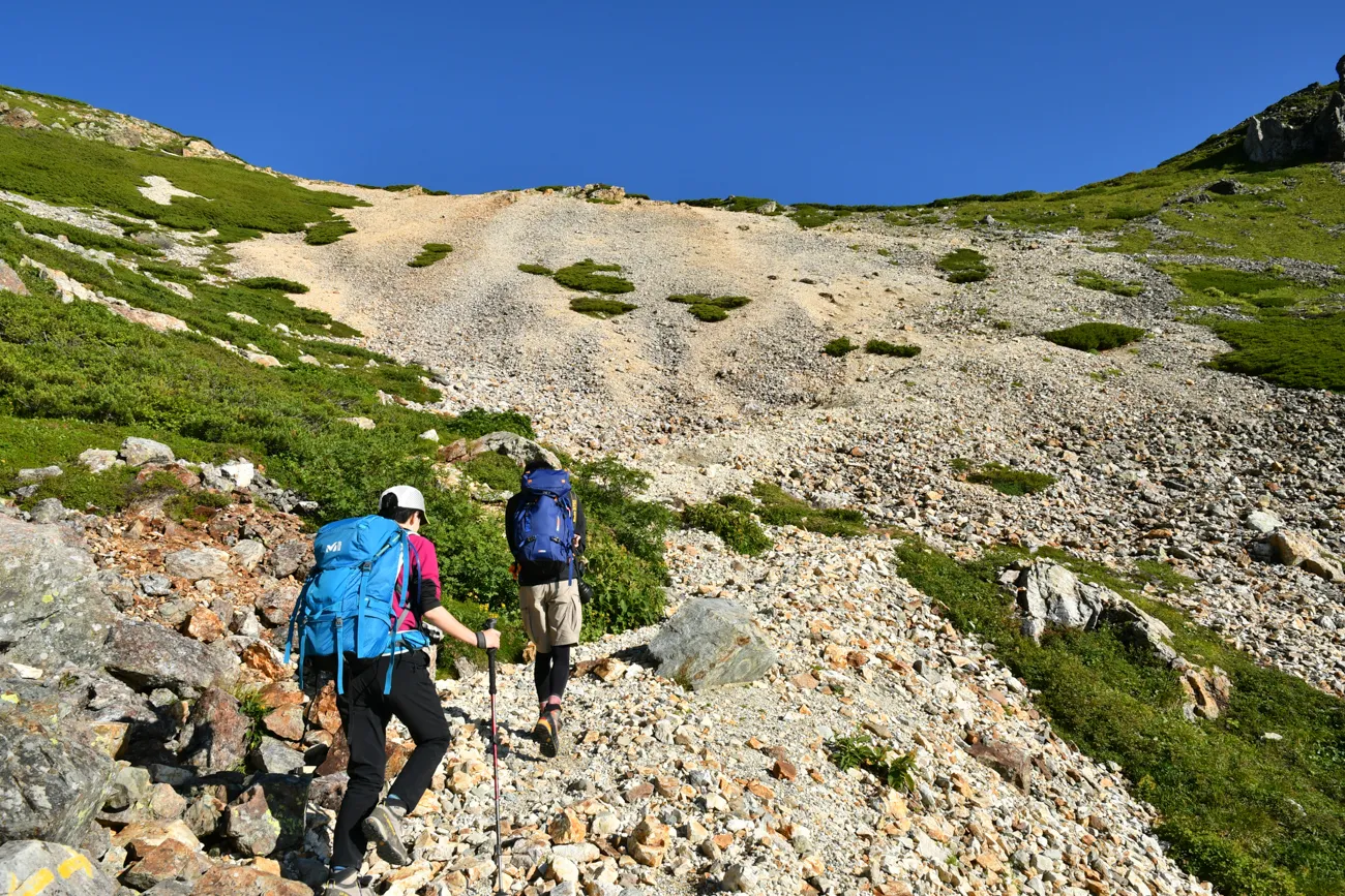 白馬鑓ヶ岳 のんびり一泊 温泉登山