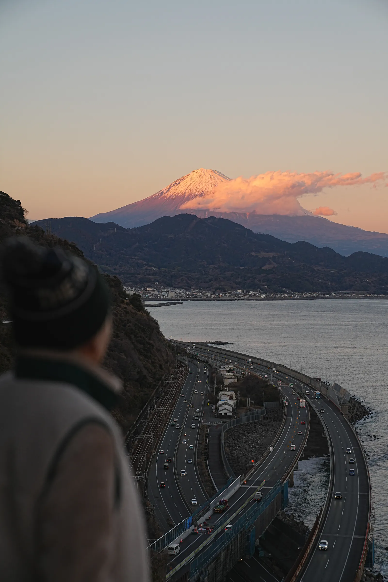 巨大な富士山を見に静岡、浜石岳・薩埵峠へ