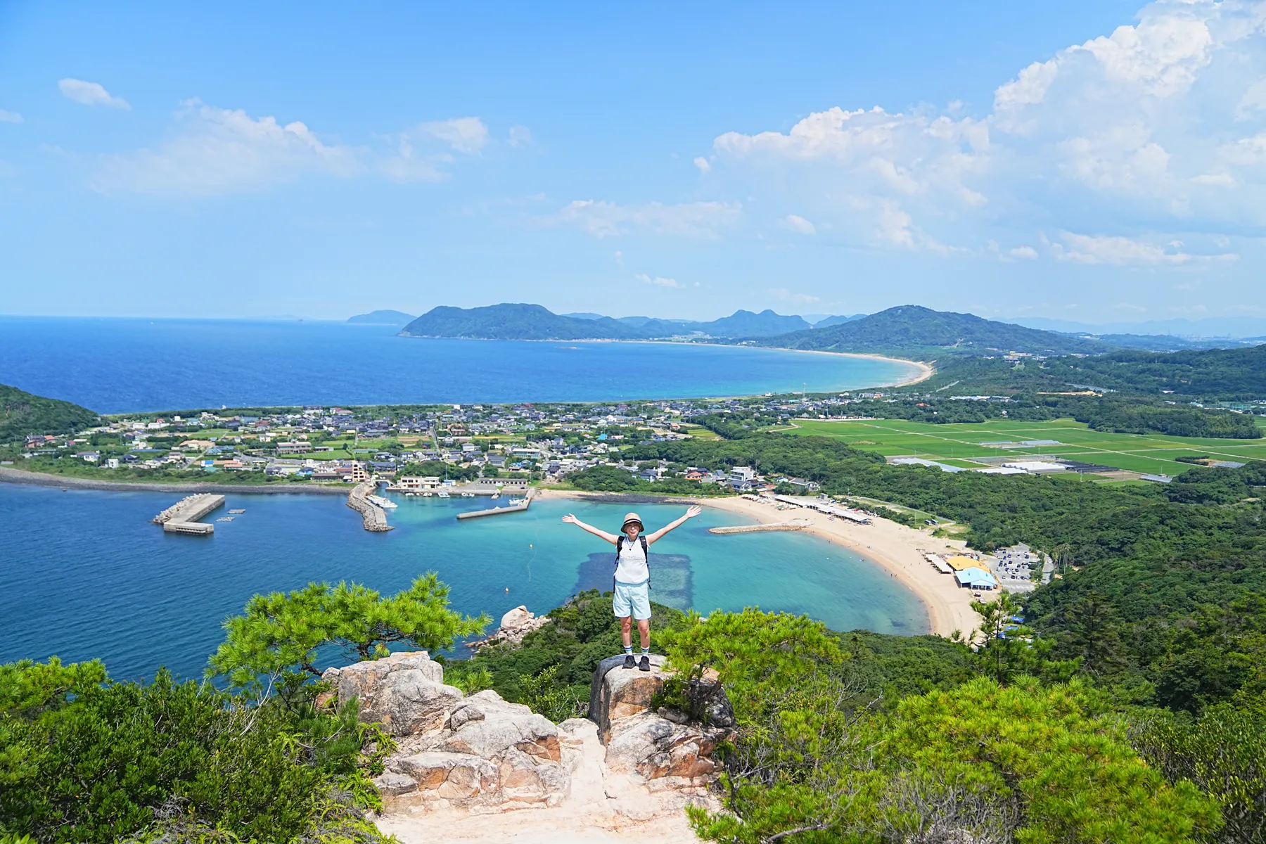 糸島の驚きの絶景！糸島ブルーの立石山ハイキング！