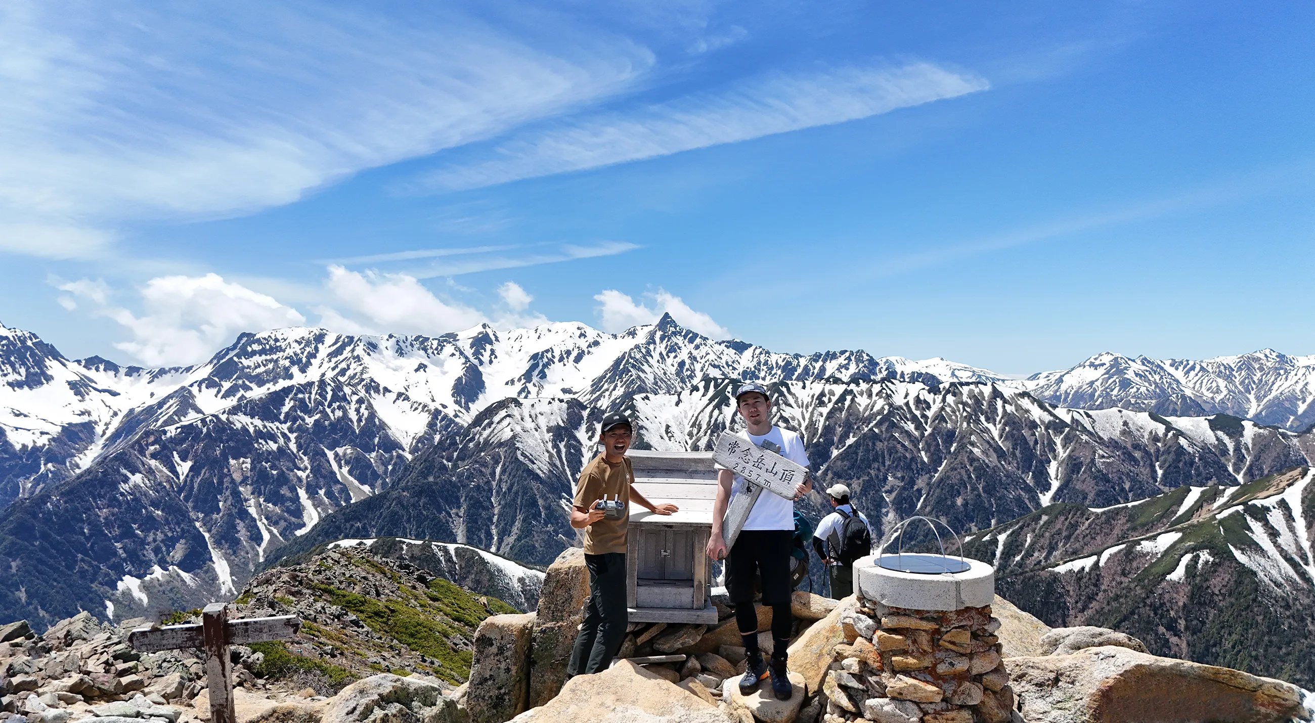 常念岳 山小屋泊登山