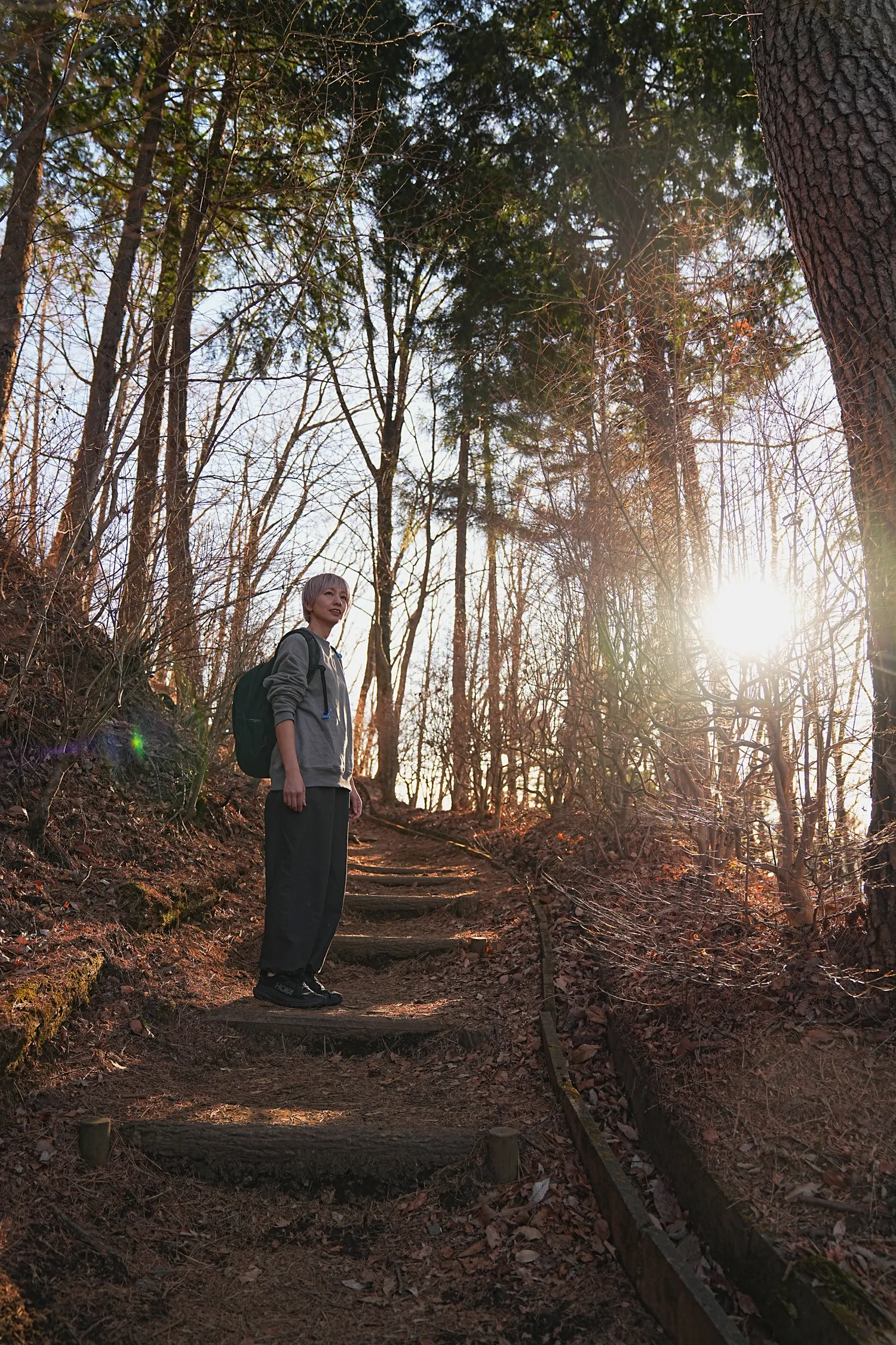 河口湖の湖畔のカチカチ山でサクッとサンセット富士！