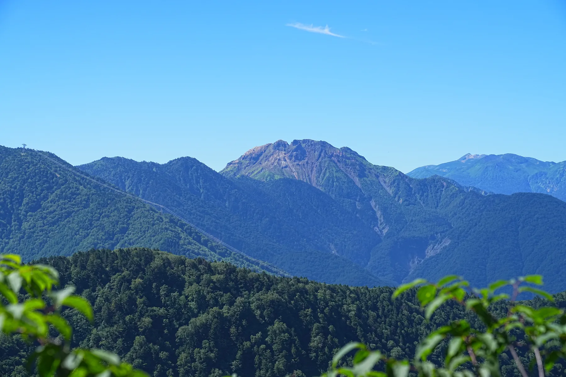 北アルプス「笠ヶ岳」、笠新道を登り笠ヶ岳山荘へ