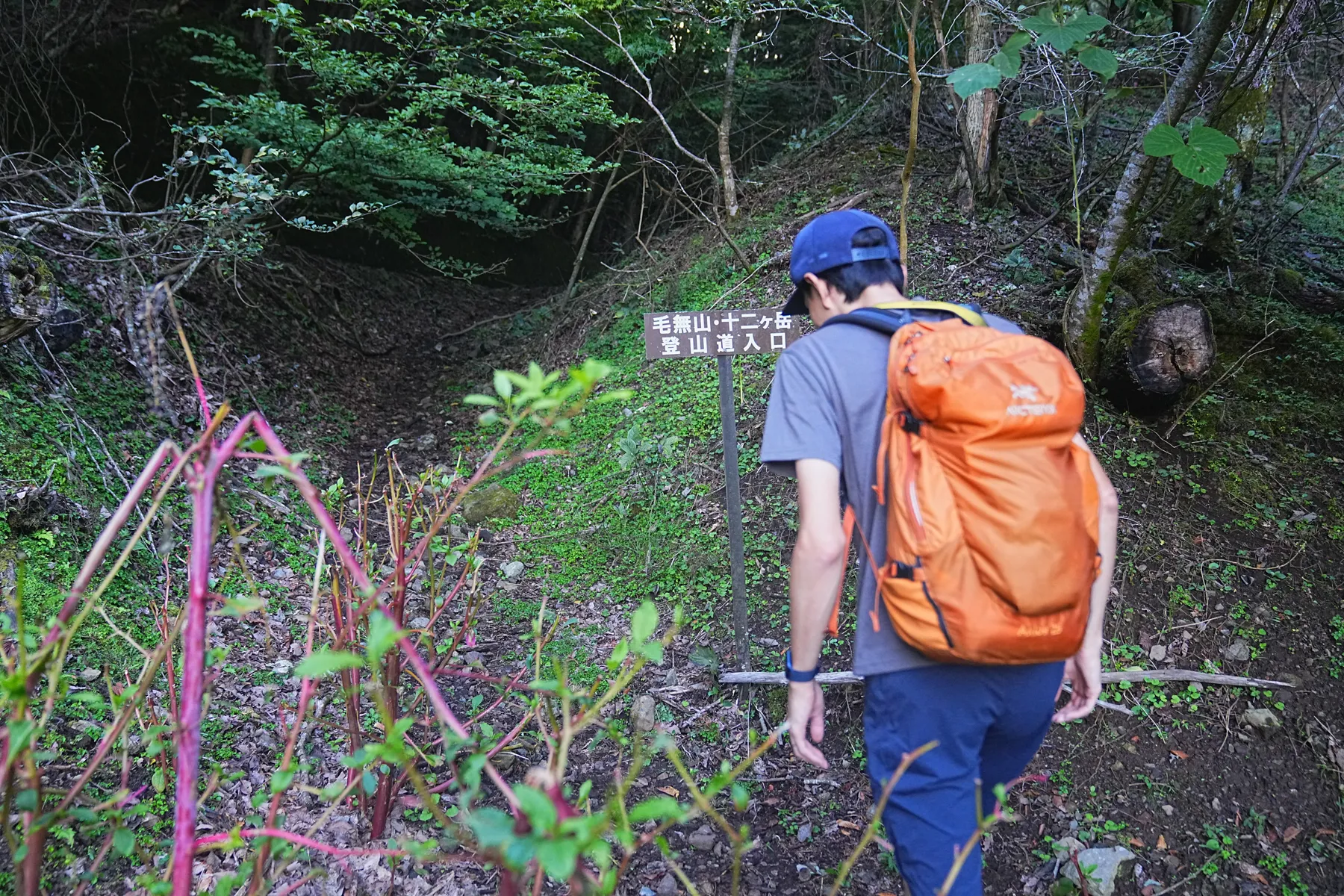 絶景の夕焼けの富士山を眺める登山。富士山外輪・毛無山。