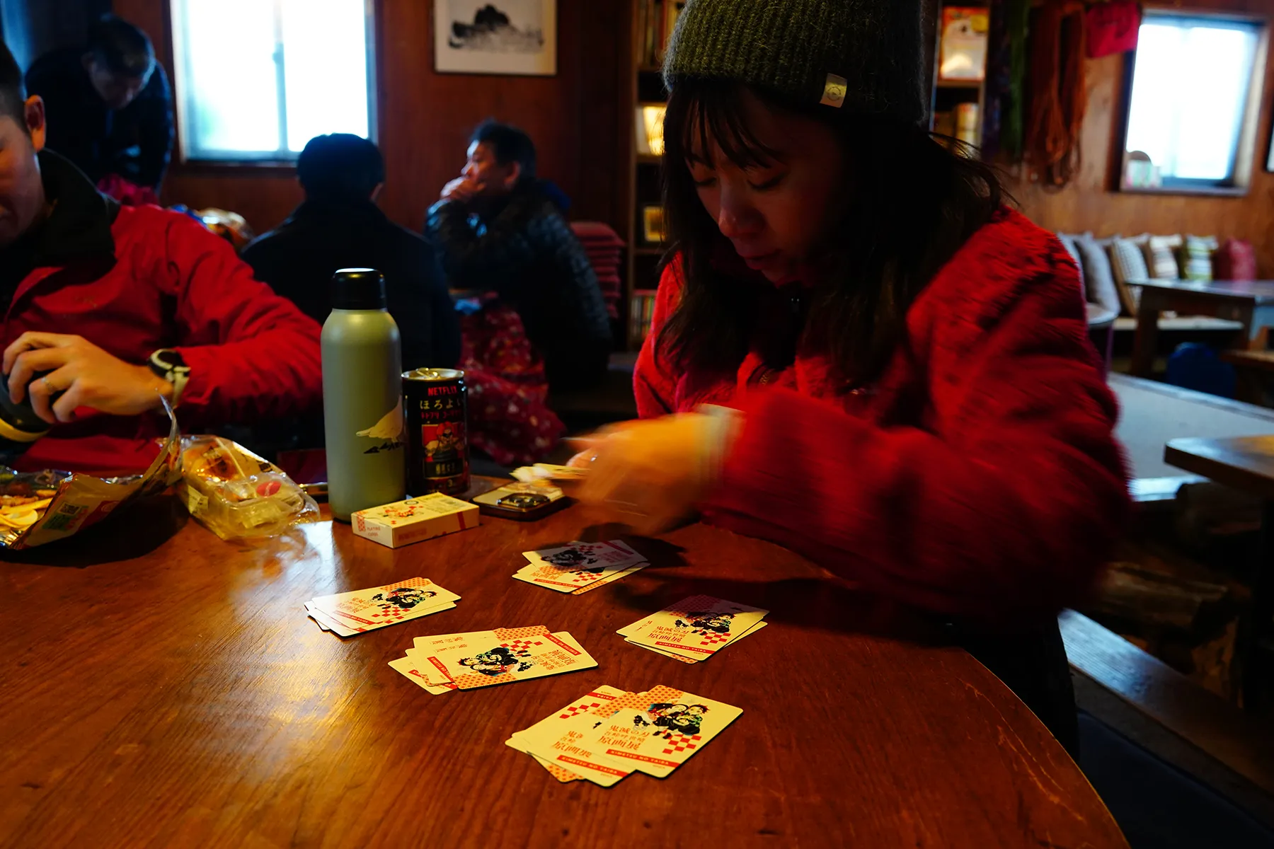 冬の金峰山。金峰山小屋に泊まって山頂で朝日。