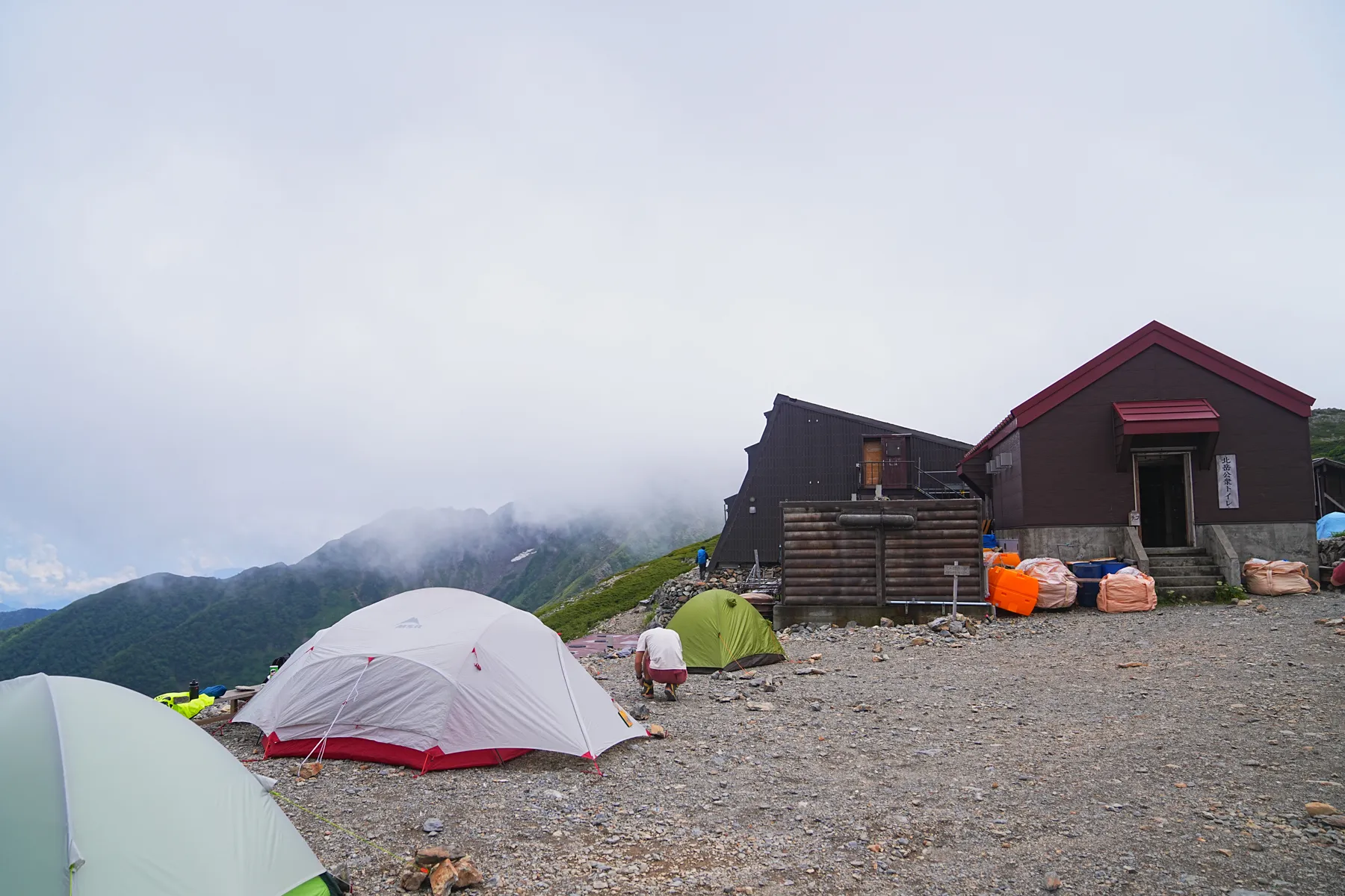 2024年7月 北岳/間ノ岳 北岳山荘泊登山