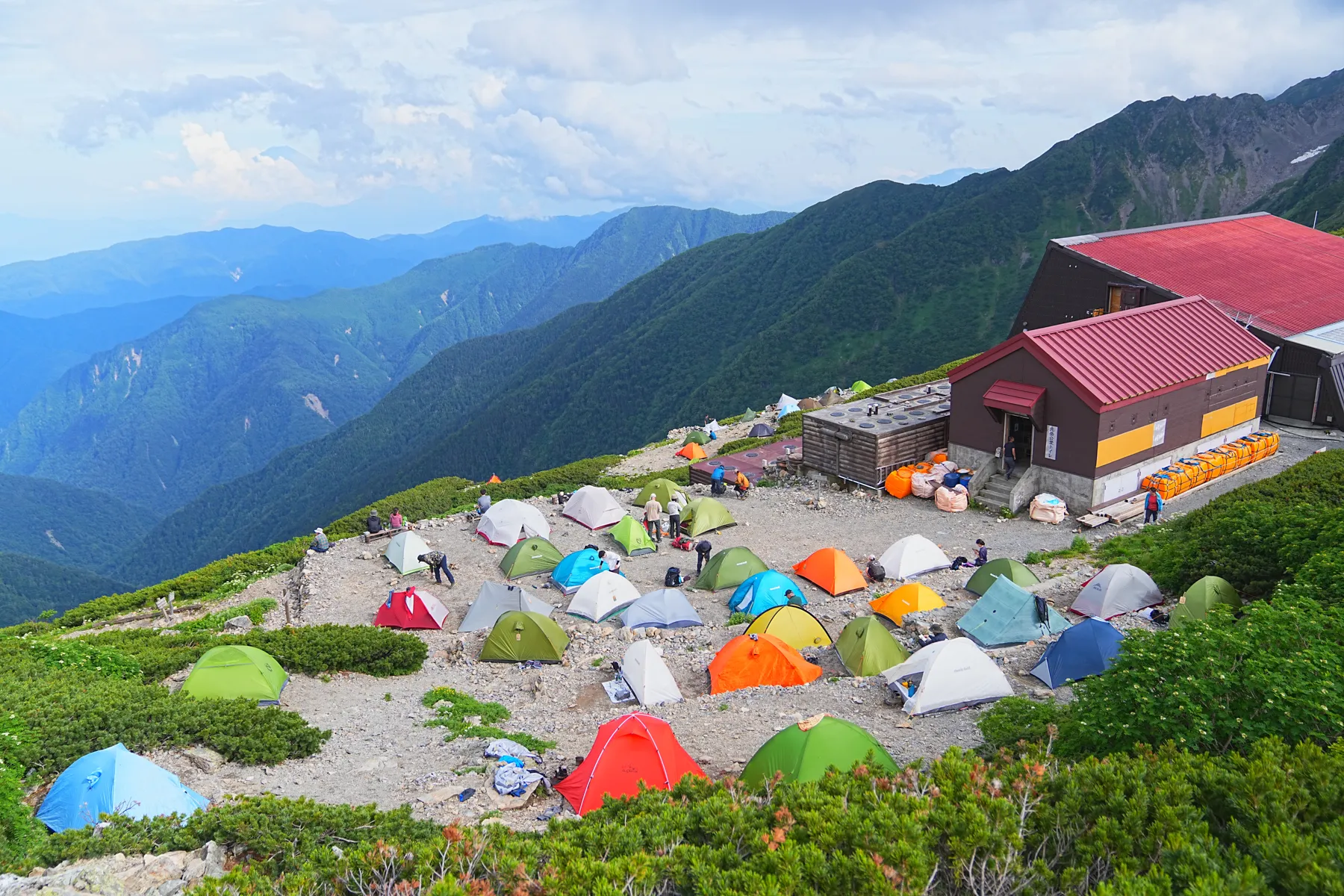 2024年7月 北岳/間ノ岳 北岳山荘泊登山