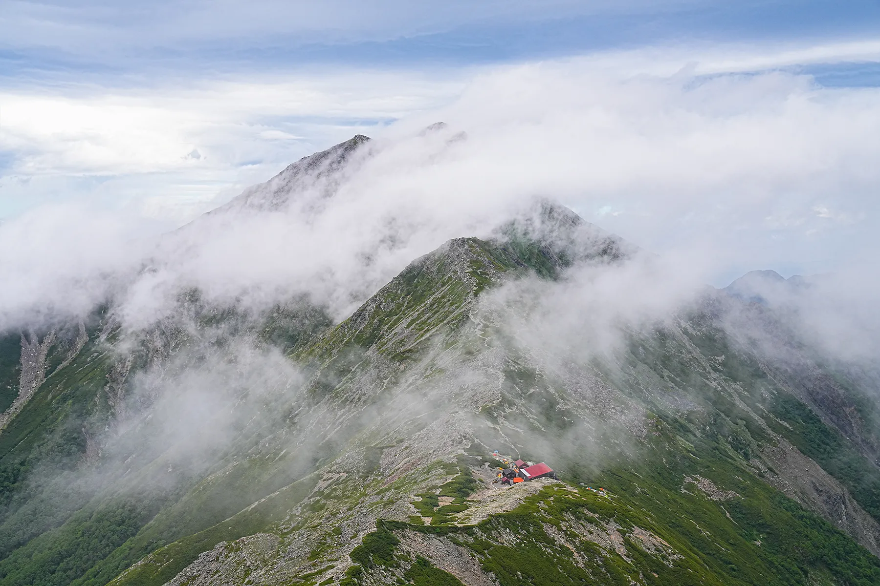 2024年7月 北岳/間ノ岳 北岳山荘泊登山