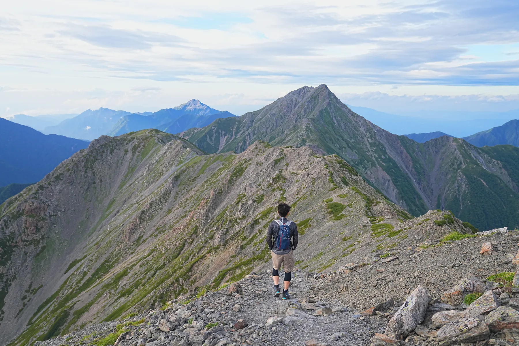 2024年7月 北岳/間ノ岳 北岳山荘泊登山