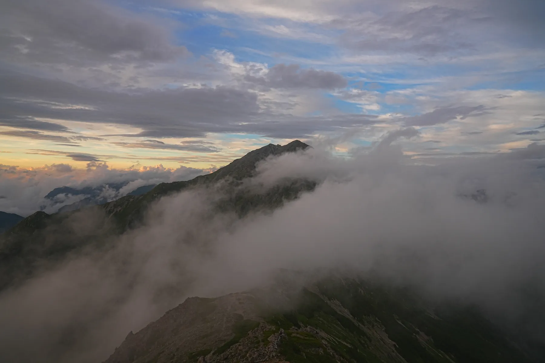 2024年7月 北岳/間ノ岳 北岳山荘泊登山