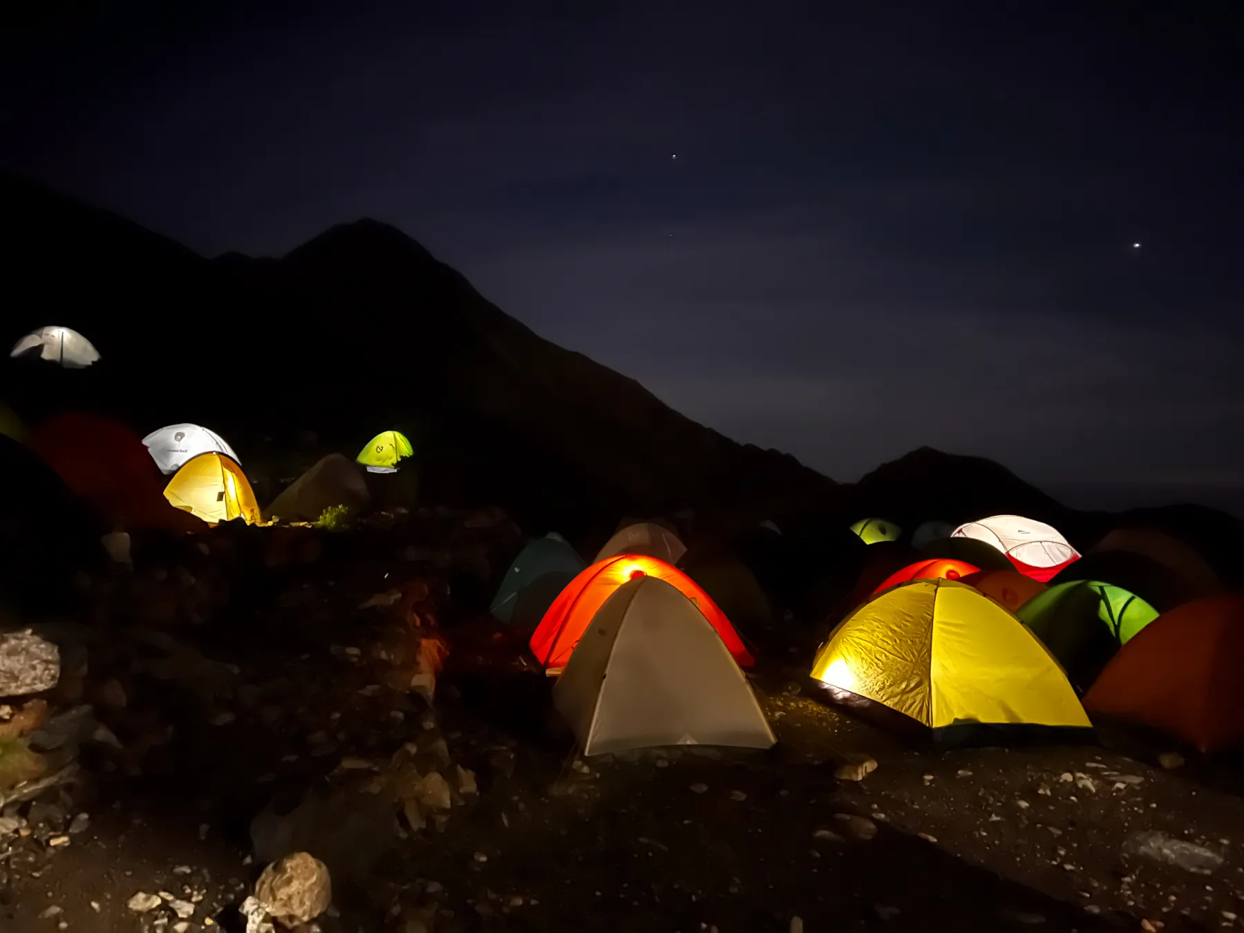 2024年7月 北岳/間ノ岳 北岳山荘泊登山