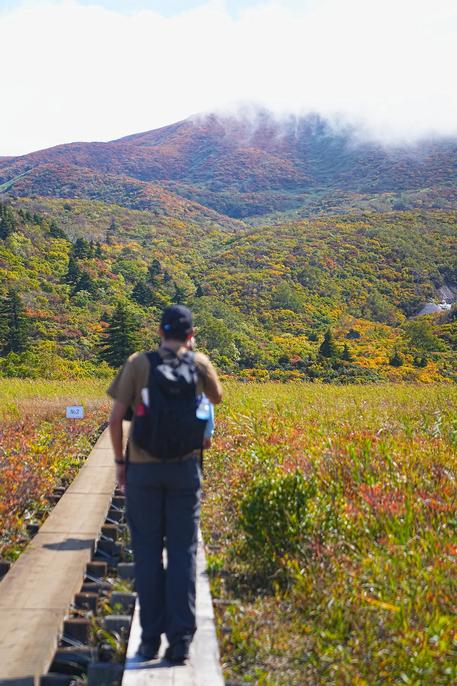 紅葉に染まる 東北・栗駒山 紅葉ハイキング