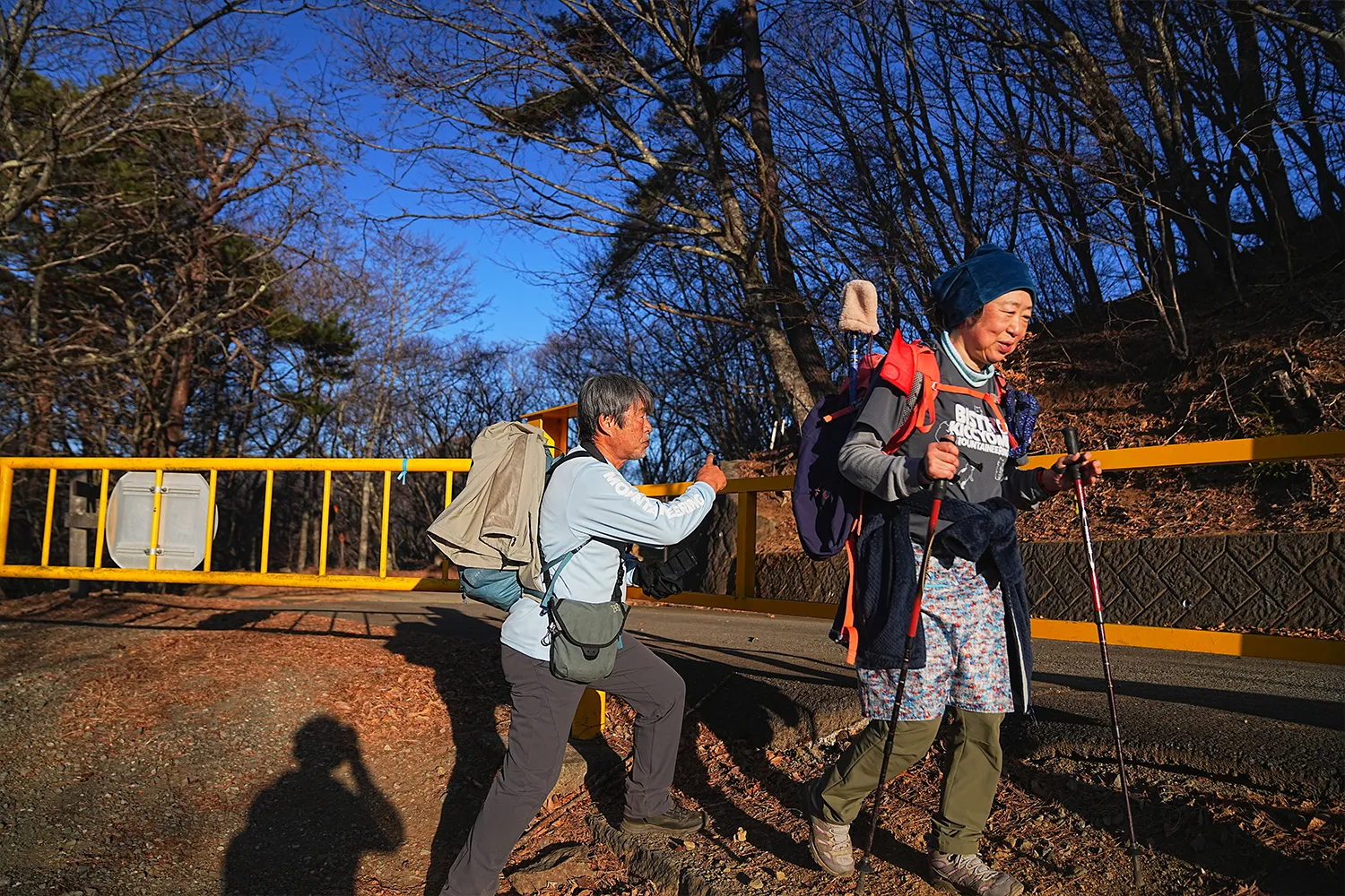 巨大な富士山を見に、山梨県 三ツ峠山へ