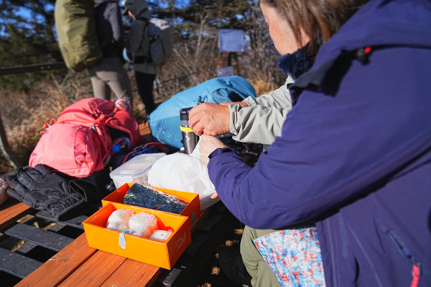 巨大な富士山を見に、山梨県 三ツ峠山へ