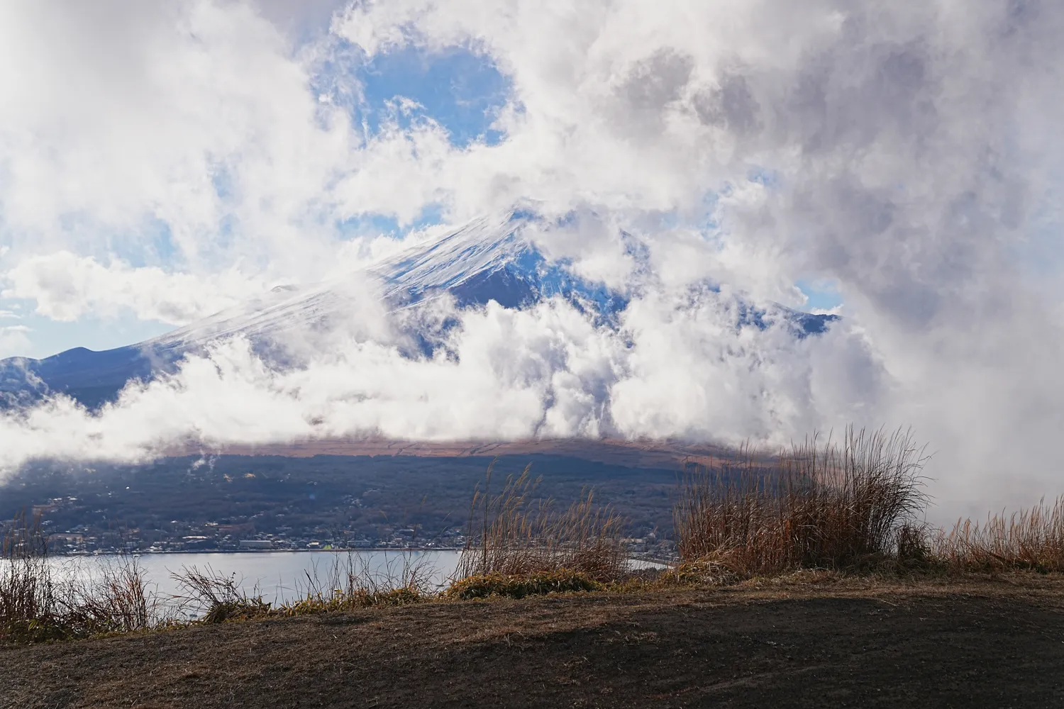 片道1時間で巨大な富士山！大平山を年末のんびりハイキング。