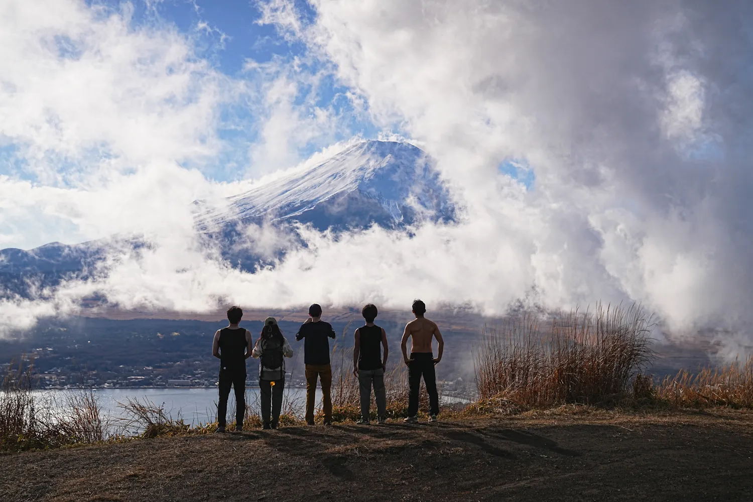 片道1時間で巨大な富士山！大平山を年末のんびりハイキング。