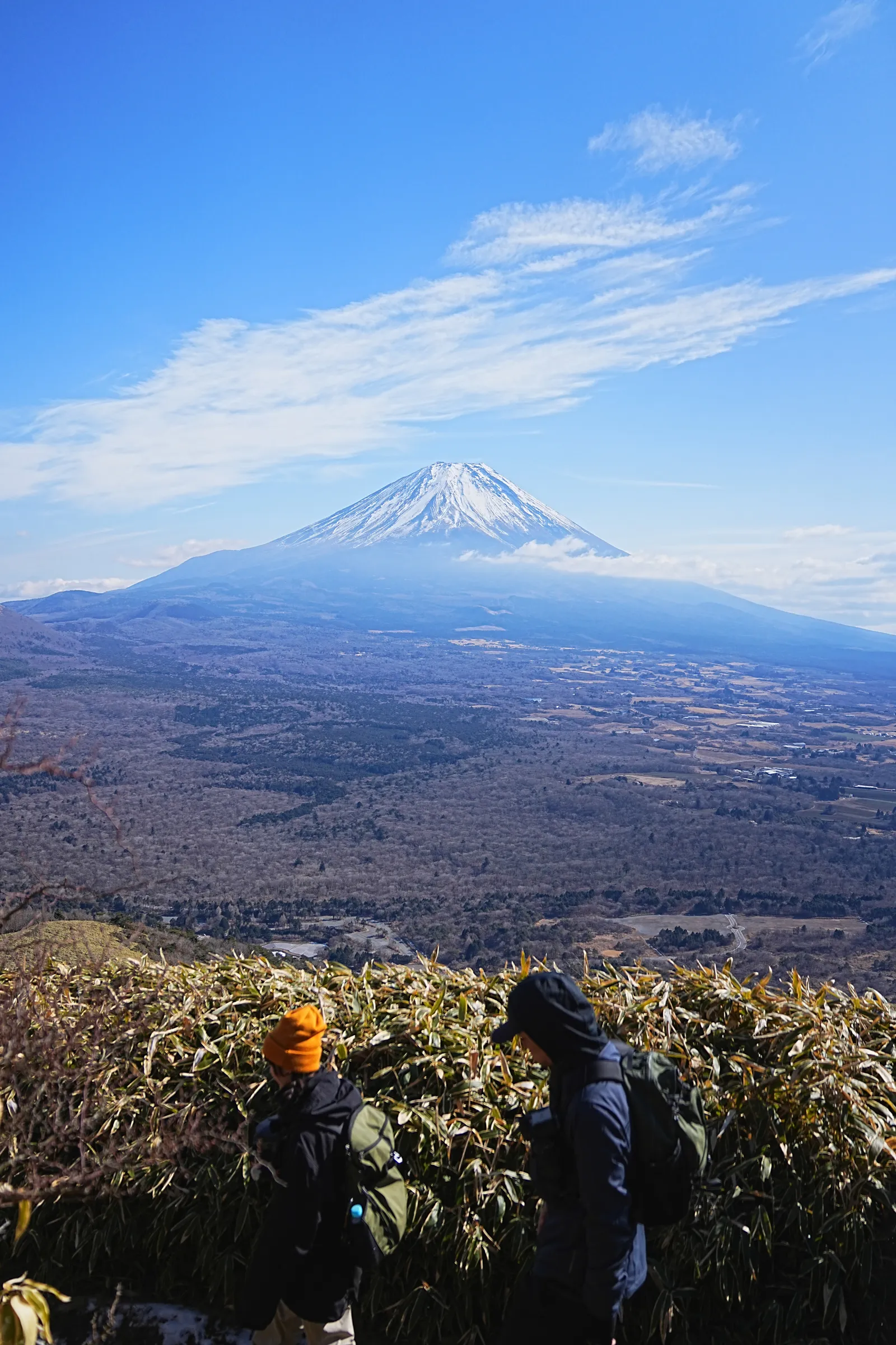 巨大な富士山を見に、山梨・竜ヶ岳へ