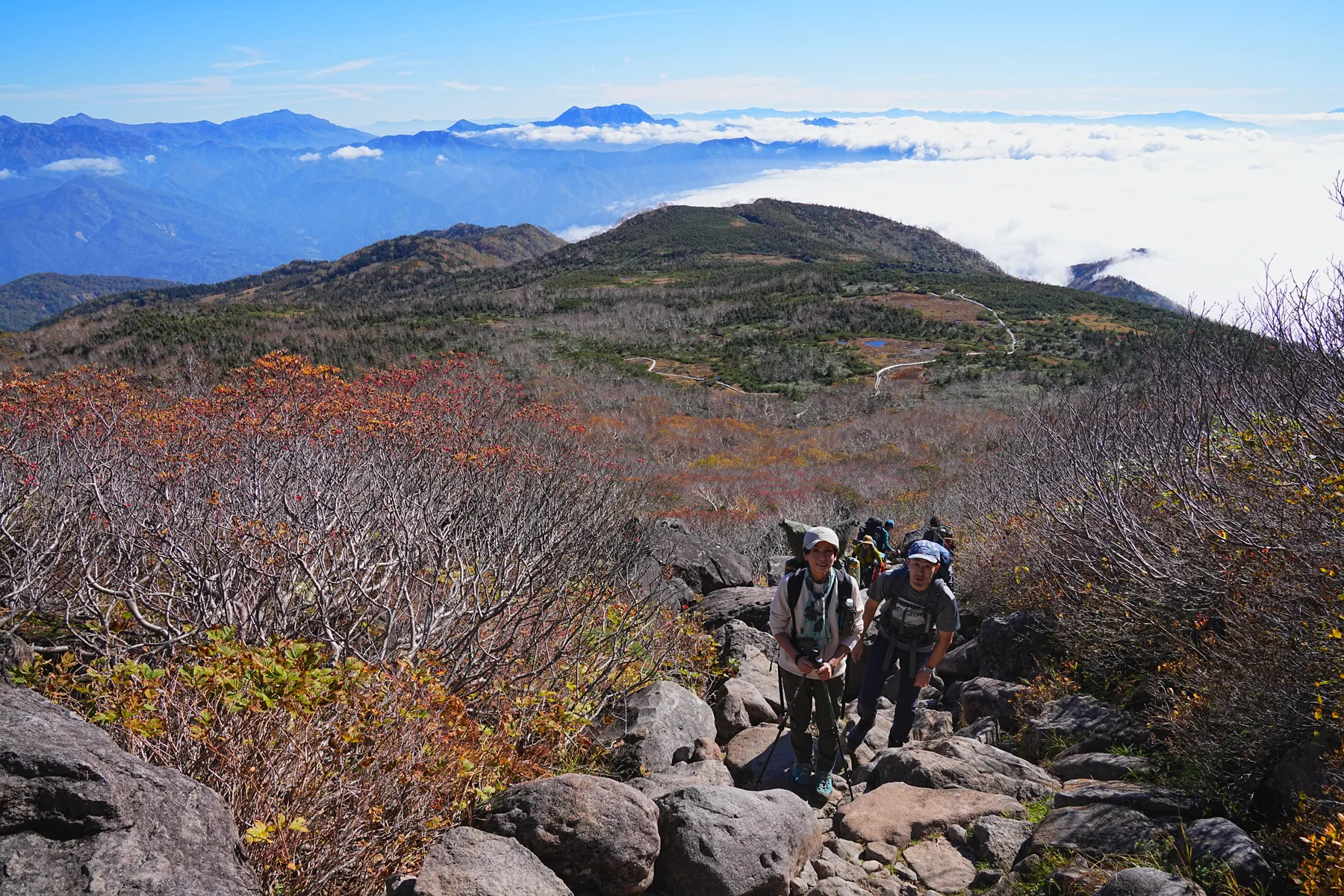 秋の白馬岳 白馬山荘で1泊2日登山