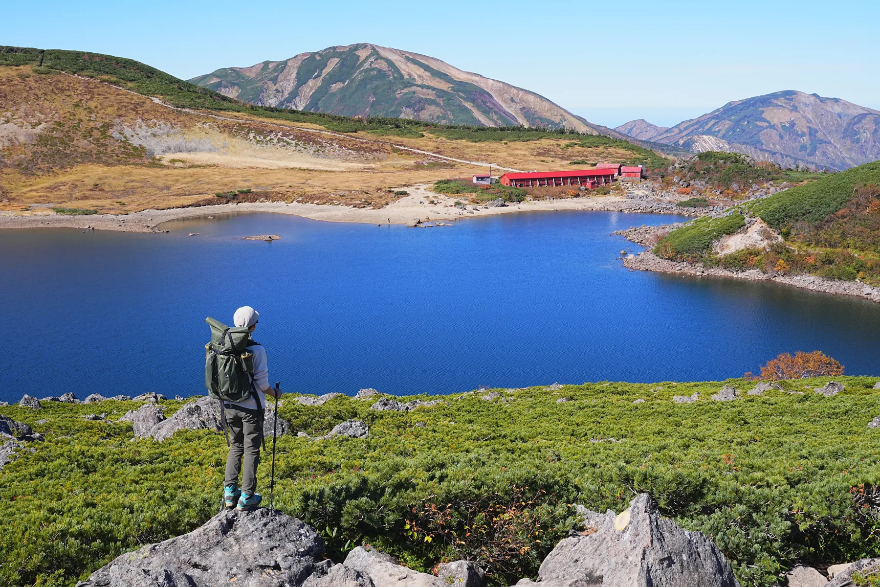 秋の白馬岳 白馬山荘で1泊2日登山