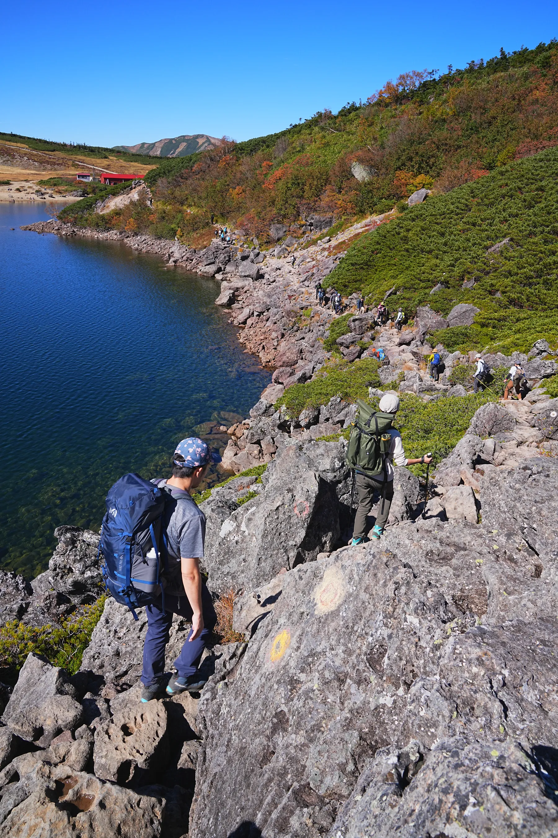 秋の白馬岳 白馬山荘で1泊2日登山