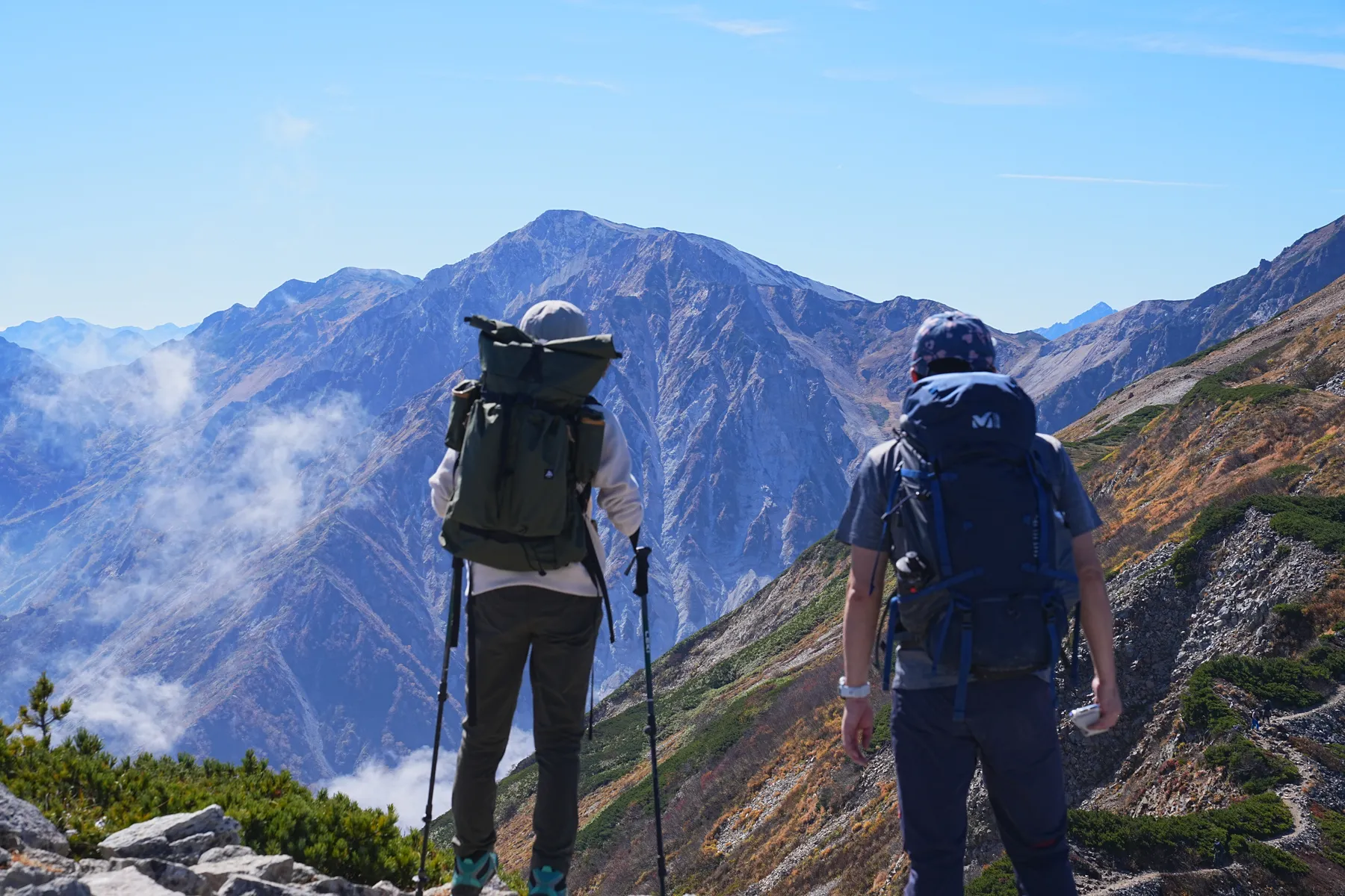 秋の白馬岳 白馬山荘で1泊2日登山