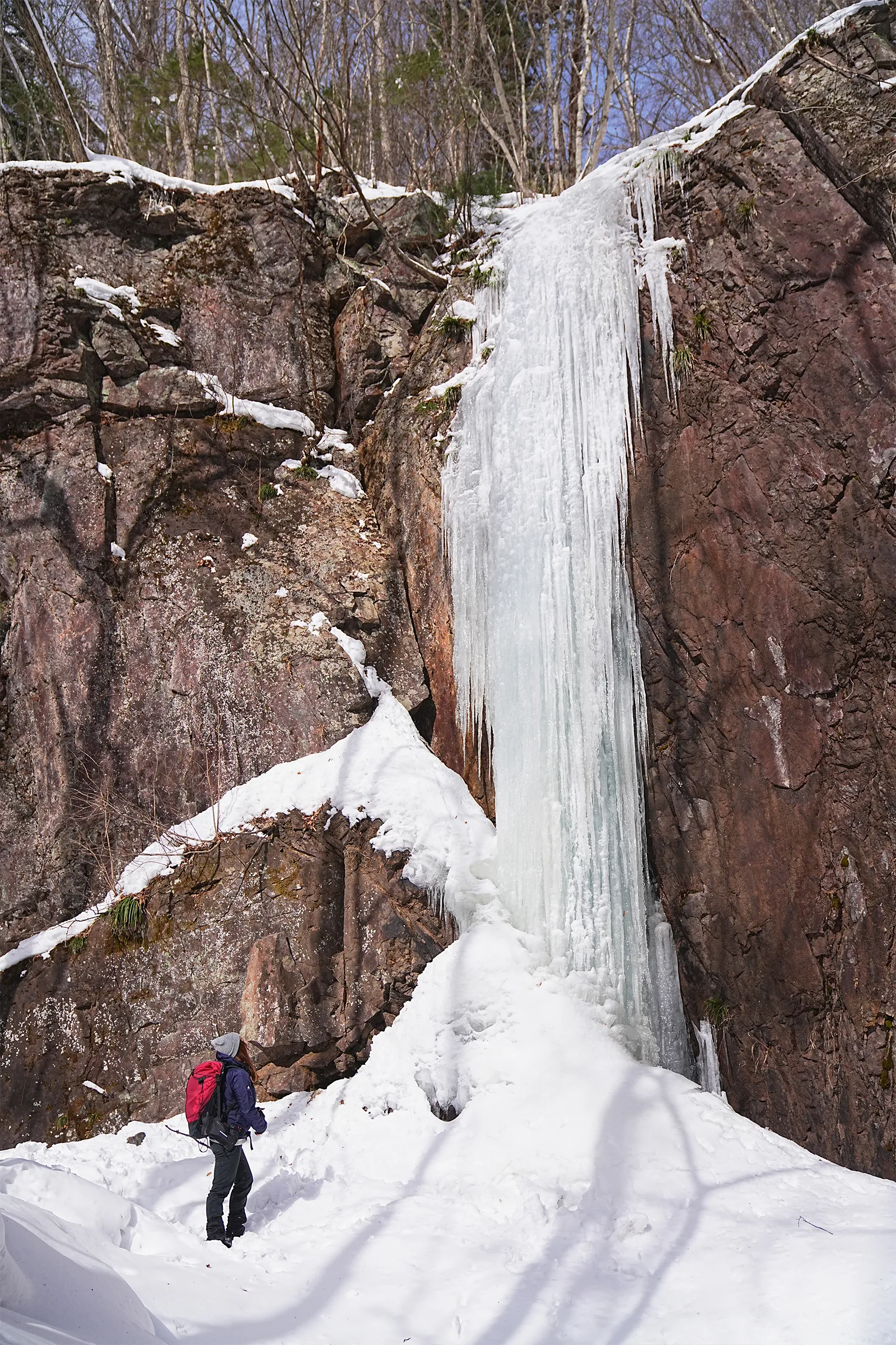 奥鬼怒の秘湯を求めて、手白澤温泉へ雪上ハイキング