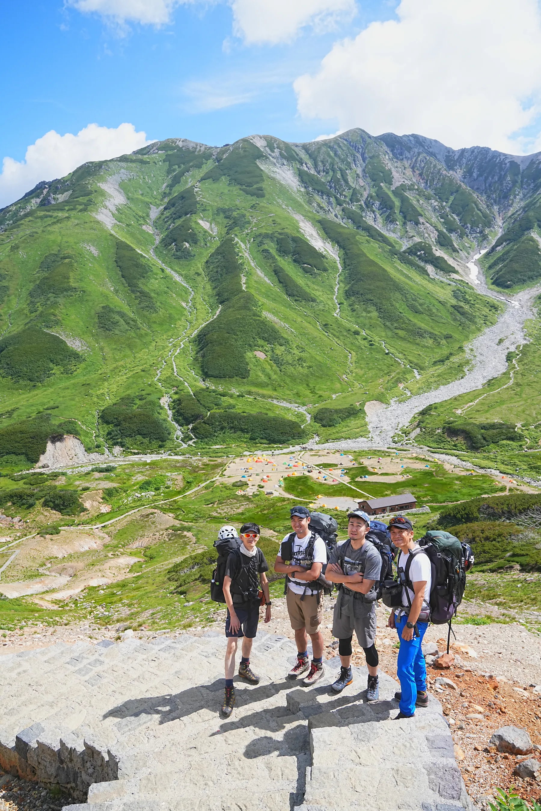 北アルプスの主峰 劒岳。劔沢キャンプ場泊1泊2日