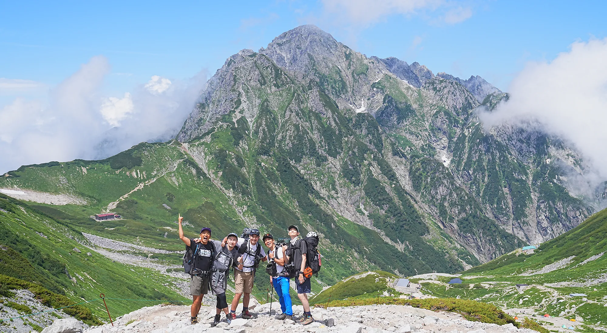 北アルプスの主峰 劒岳。劔沢キャンプ場泊1泊2日