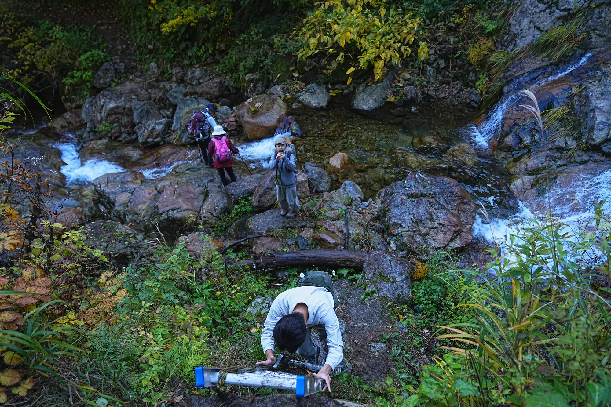 紅葉がピーク！裏巻機渓谷で紅葉ハイキング！